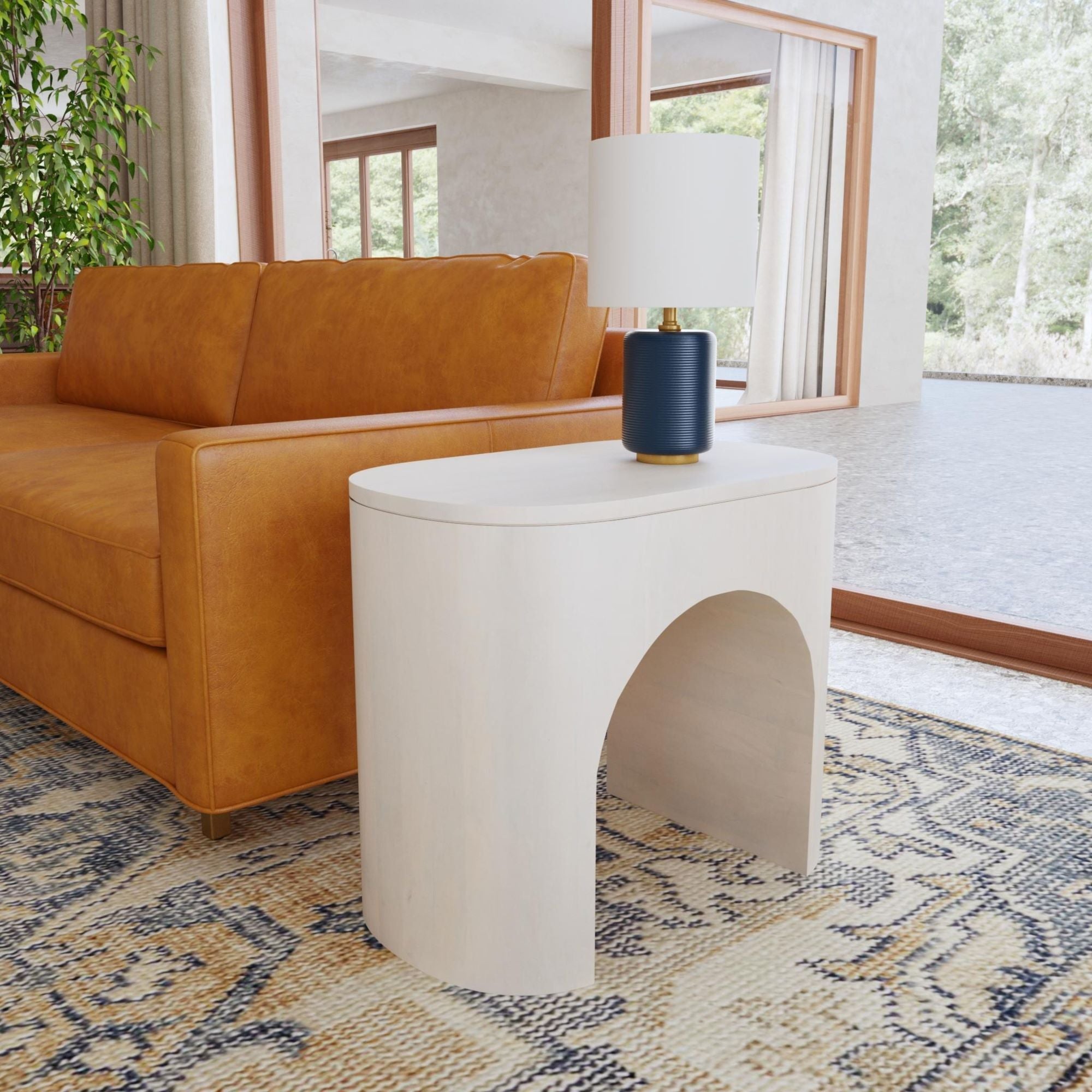 Celeste 25"W Arch Side Table