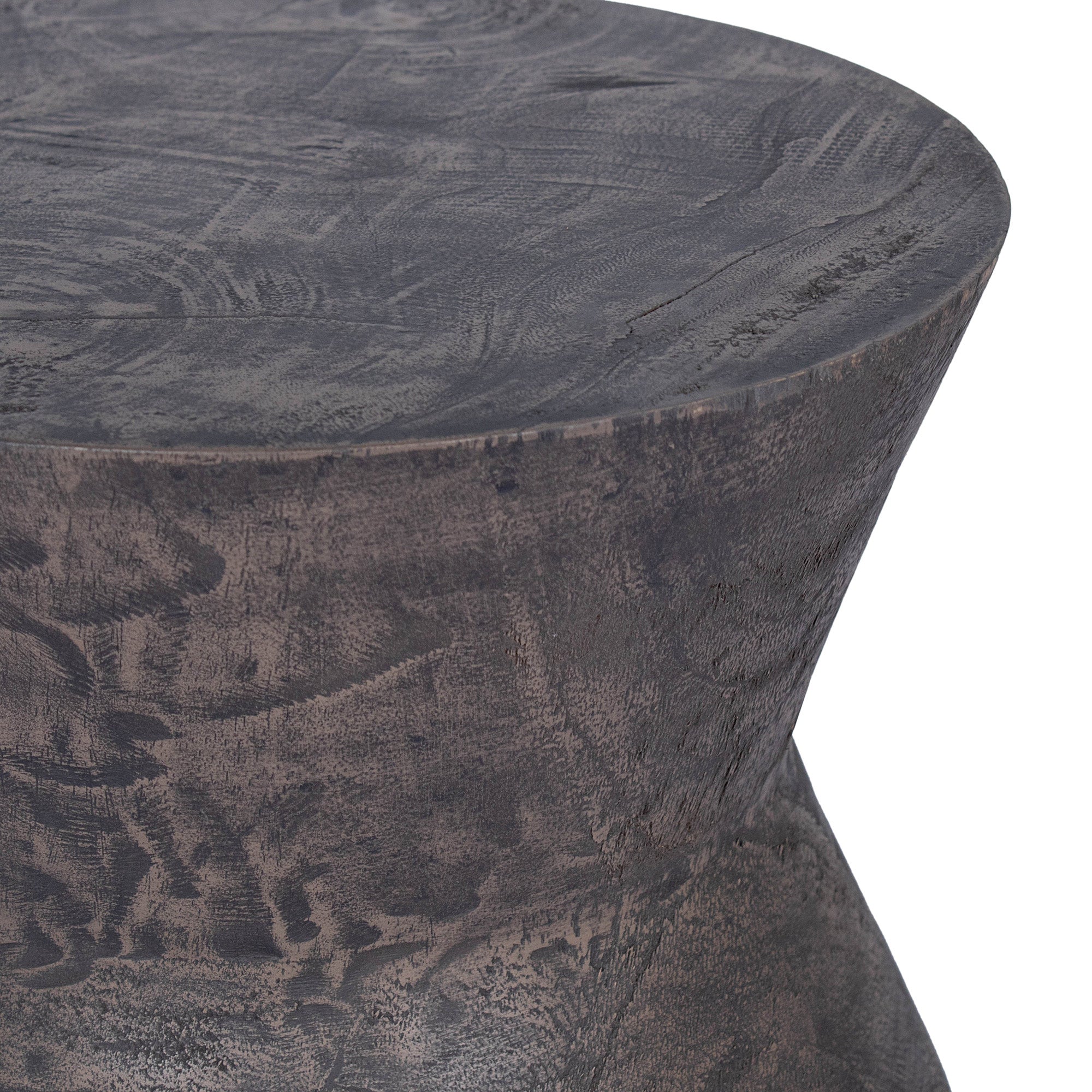 Ziggy Side Table, 18"H, Grey Wash