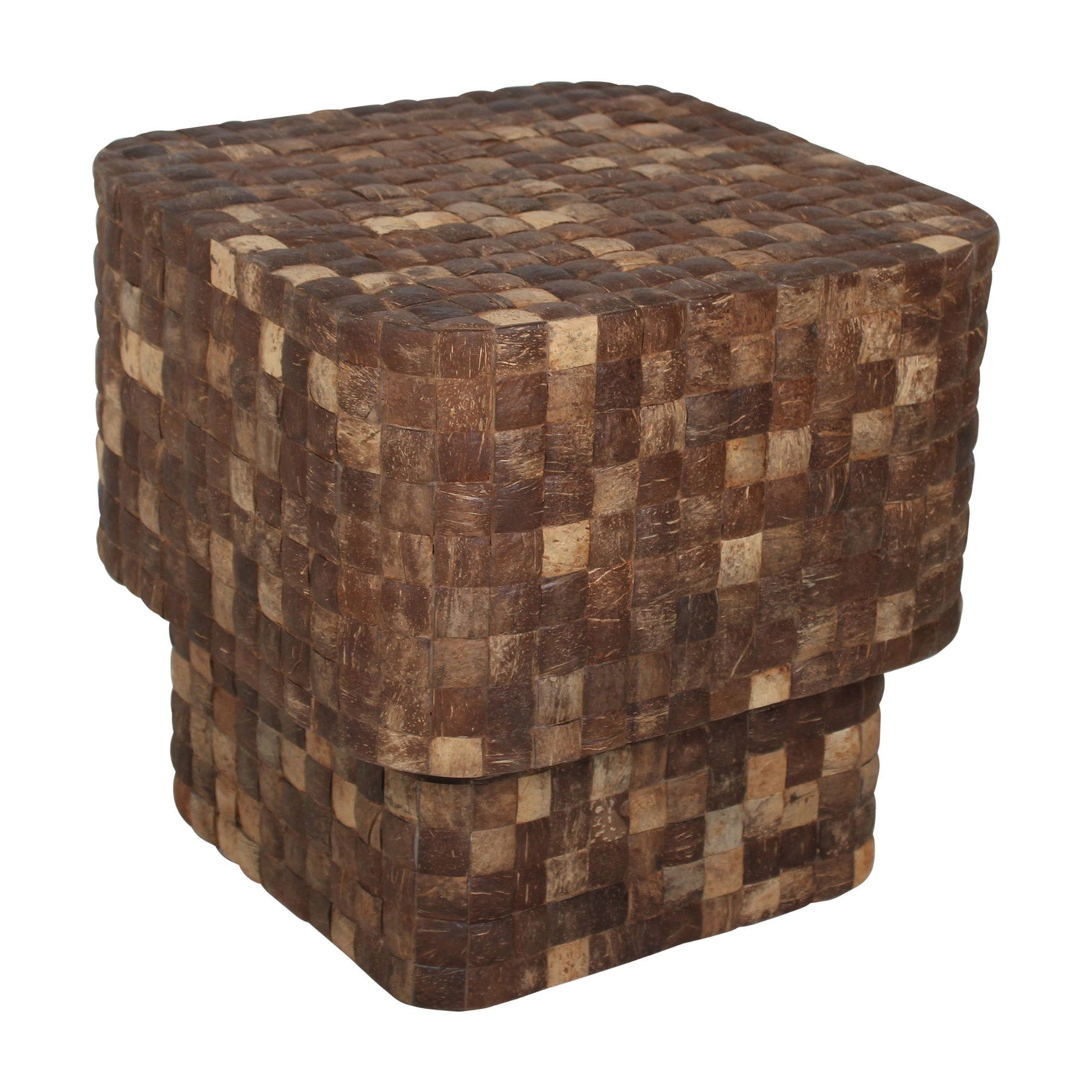 Samoa Square Coconut Shell Side Table – Pier 1