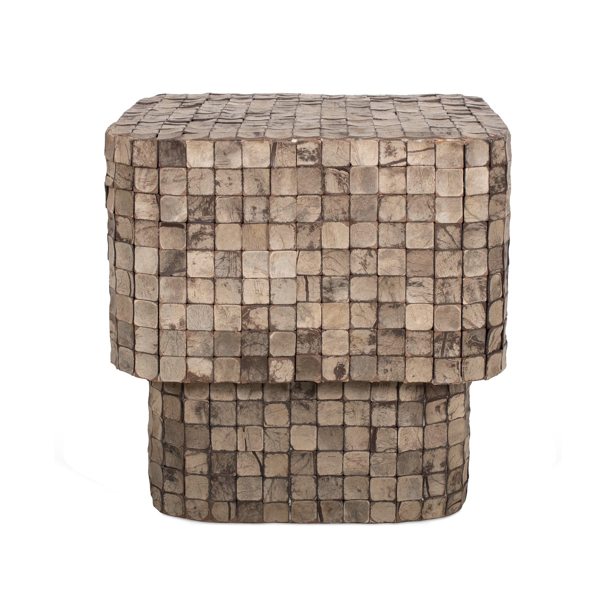 Samoa Square Coconut Shell Side Table – Pier 1
