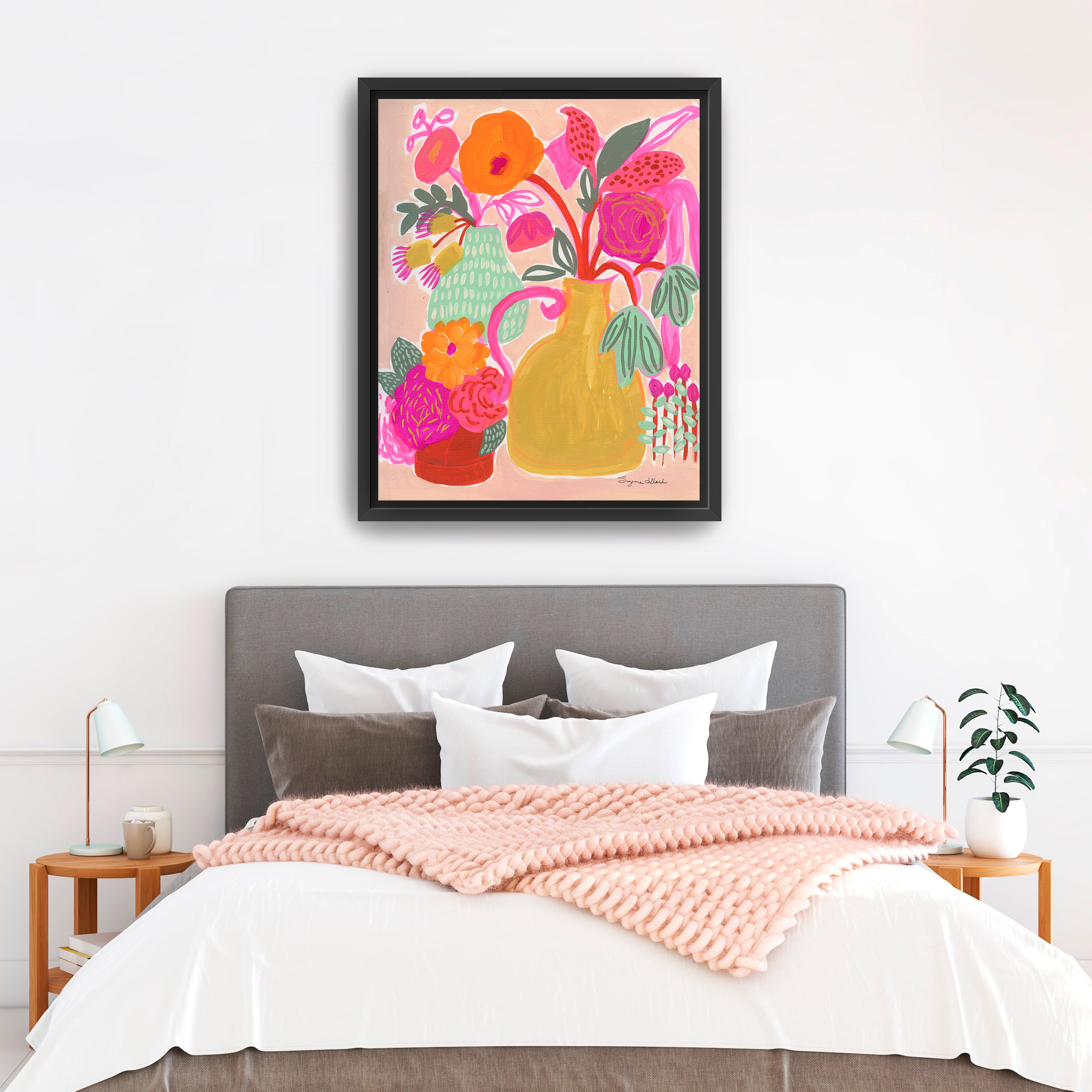Triple Pot Fun Canvas Giclee
