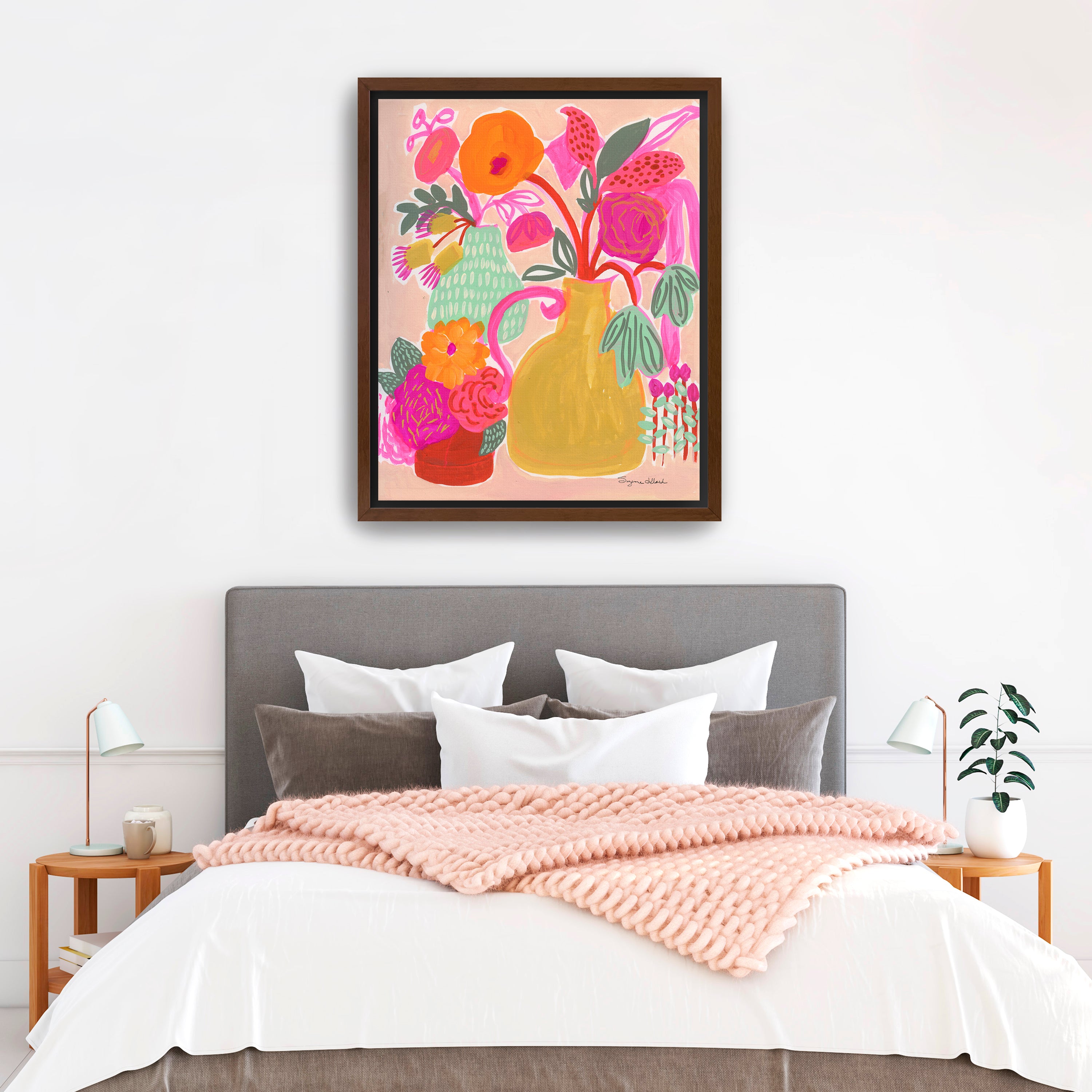 Triple Pot Fun Canvas Giclee
