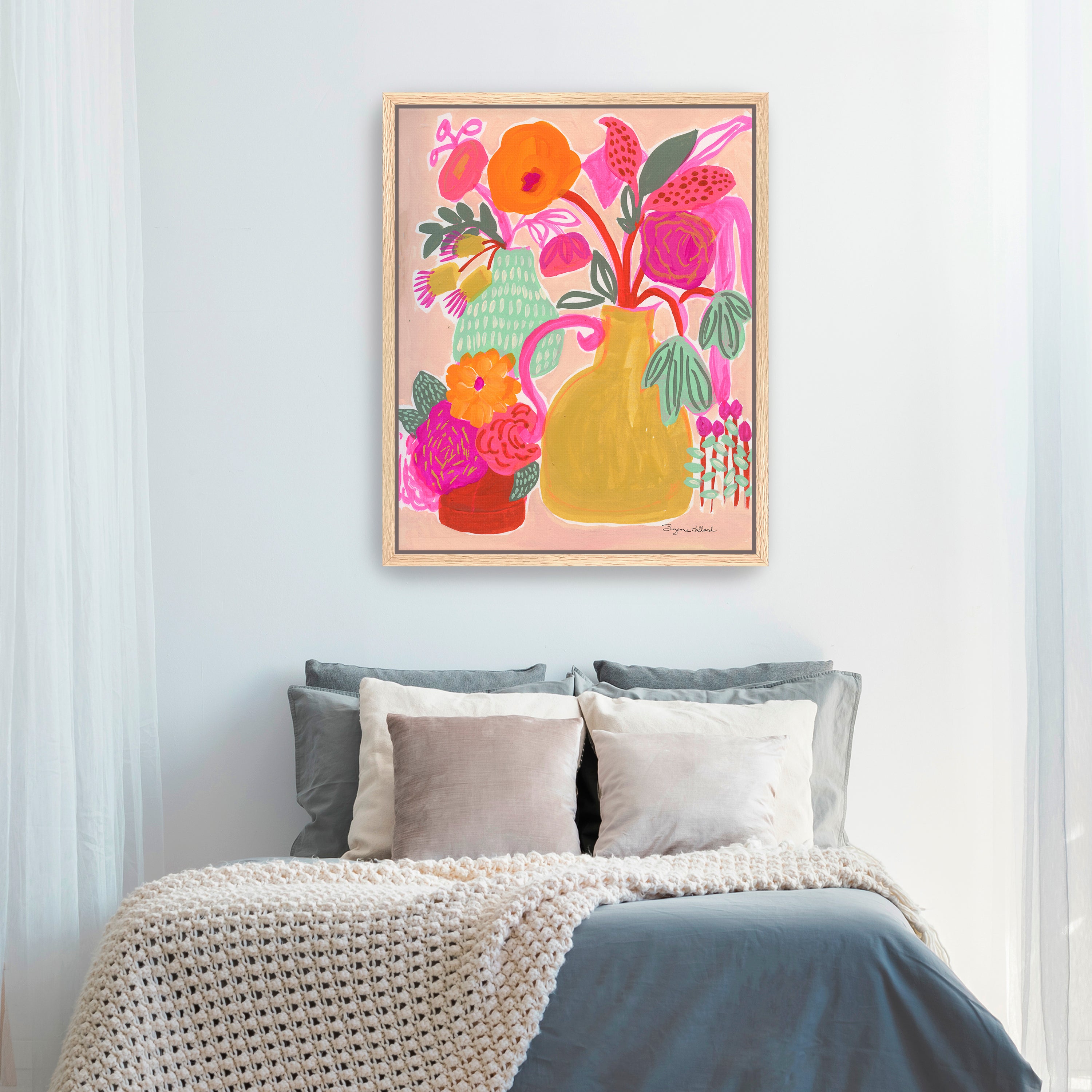Triple Pot Fun Canvas Giclee