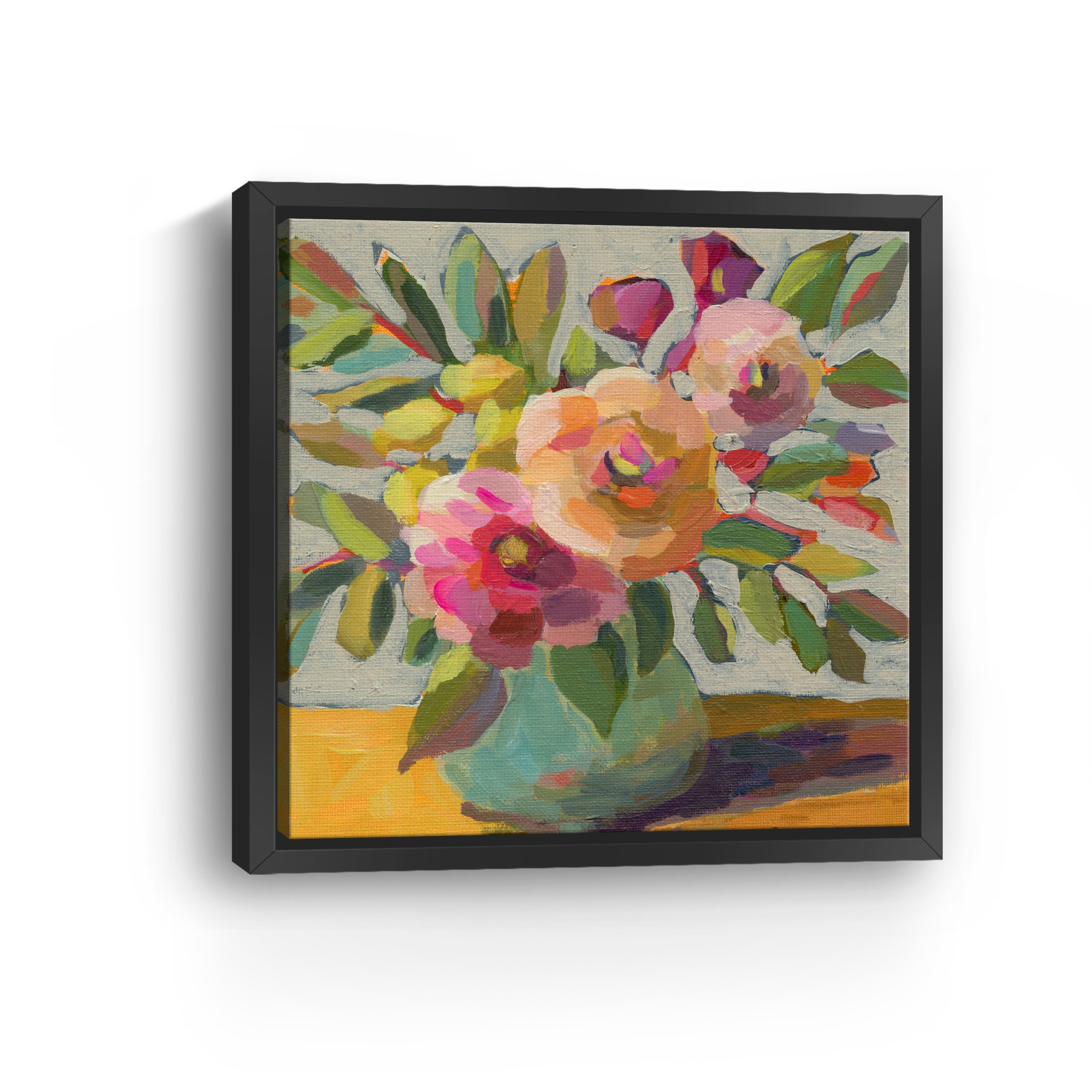 Golden Hour Bouquet Canvas Giclee
