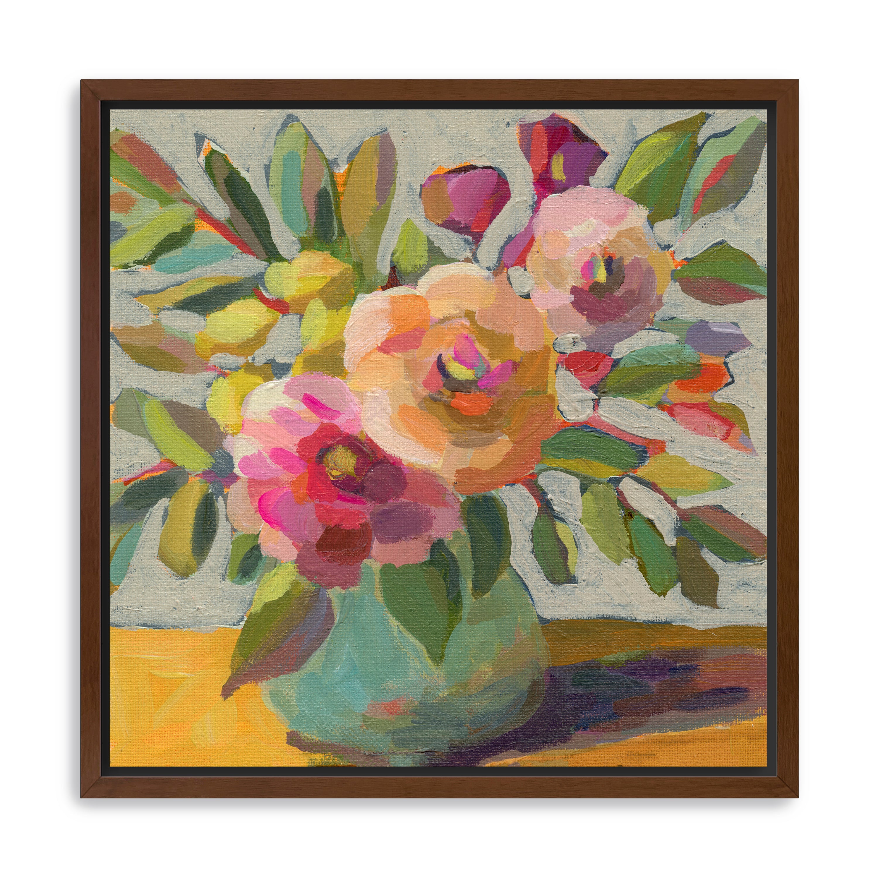 Golden Hour Bouquet Canvas Giclee