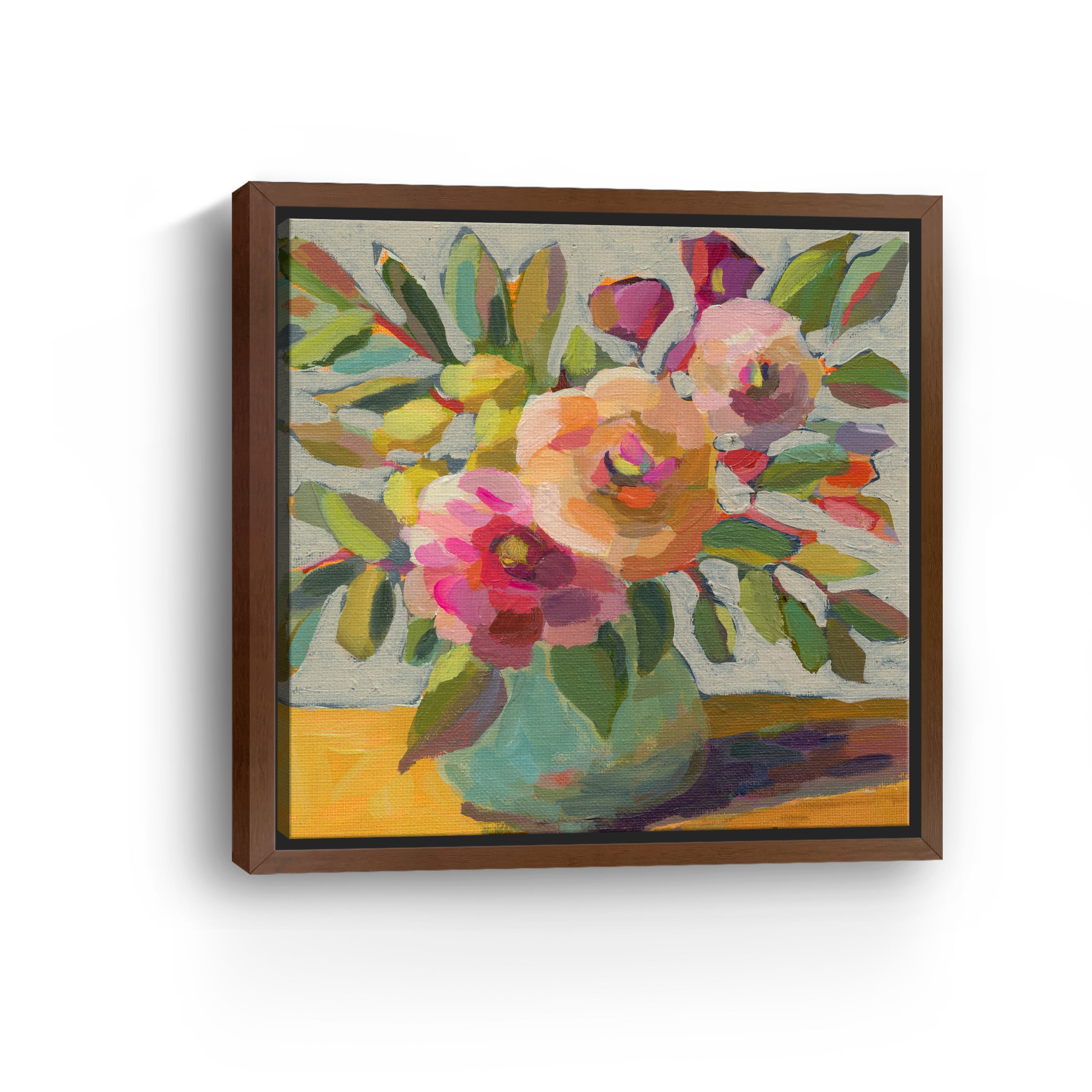 Golden Hour Bouquet Canvas Giclee
