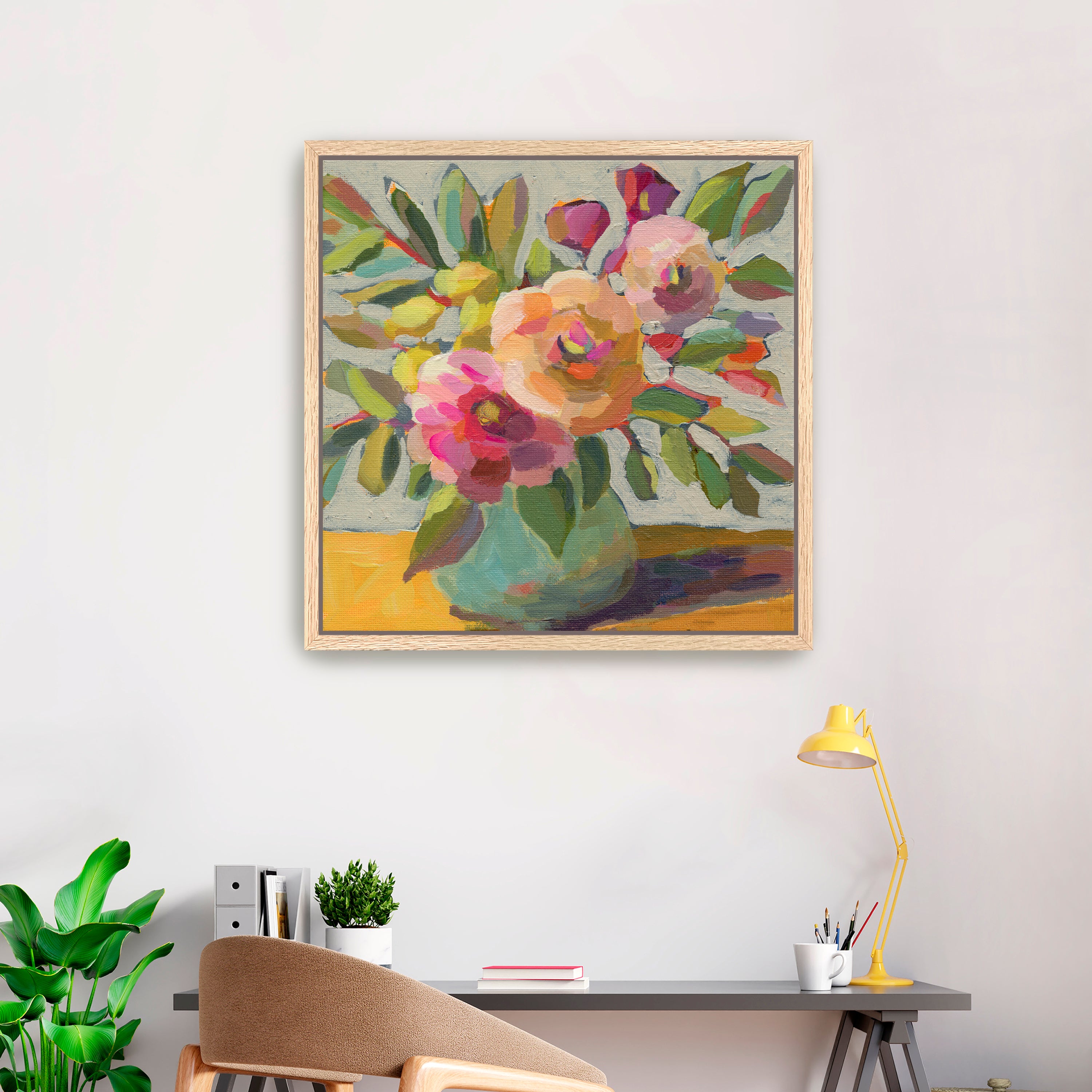 Golden Hour Bouquet Canvas Giclee