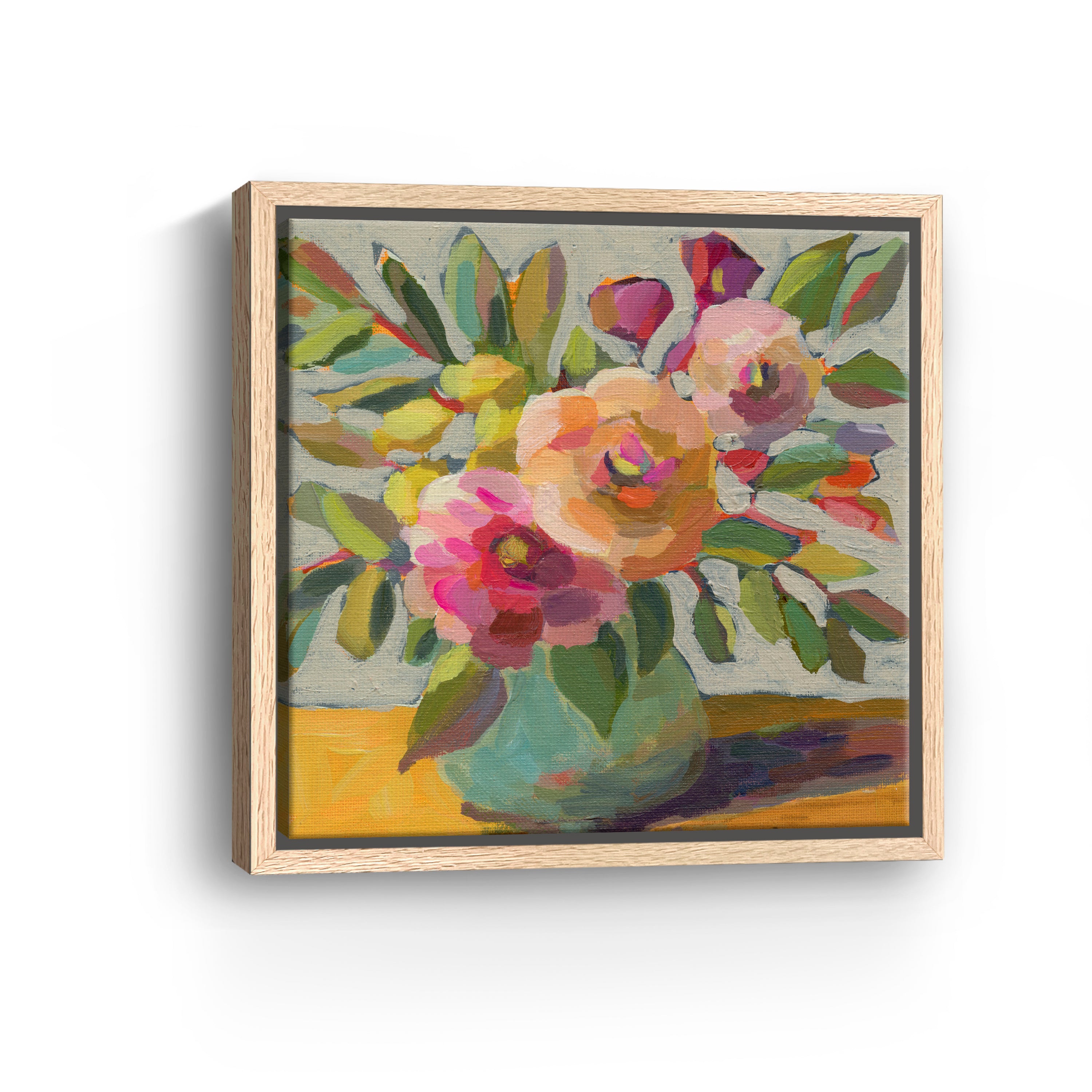 Golden Hour Bouquet Canvas Giclee