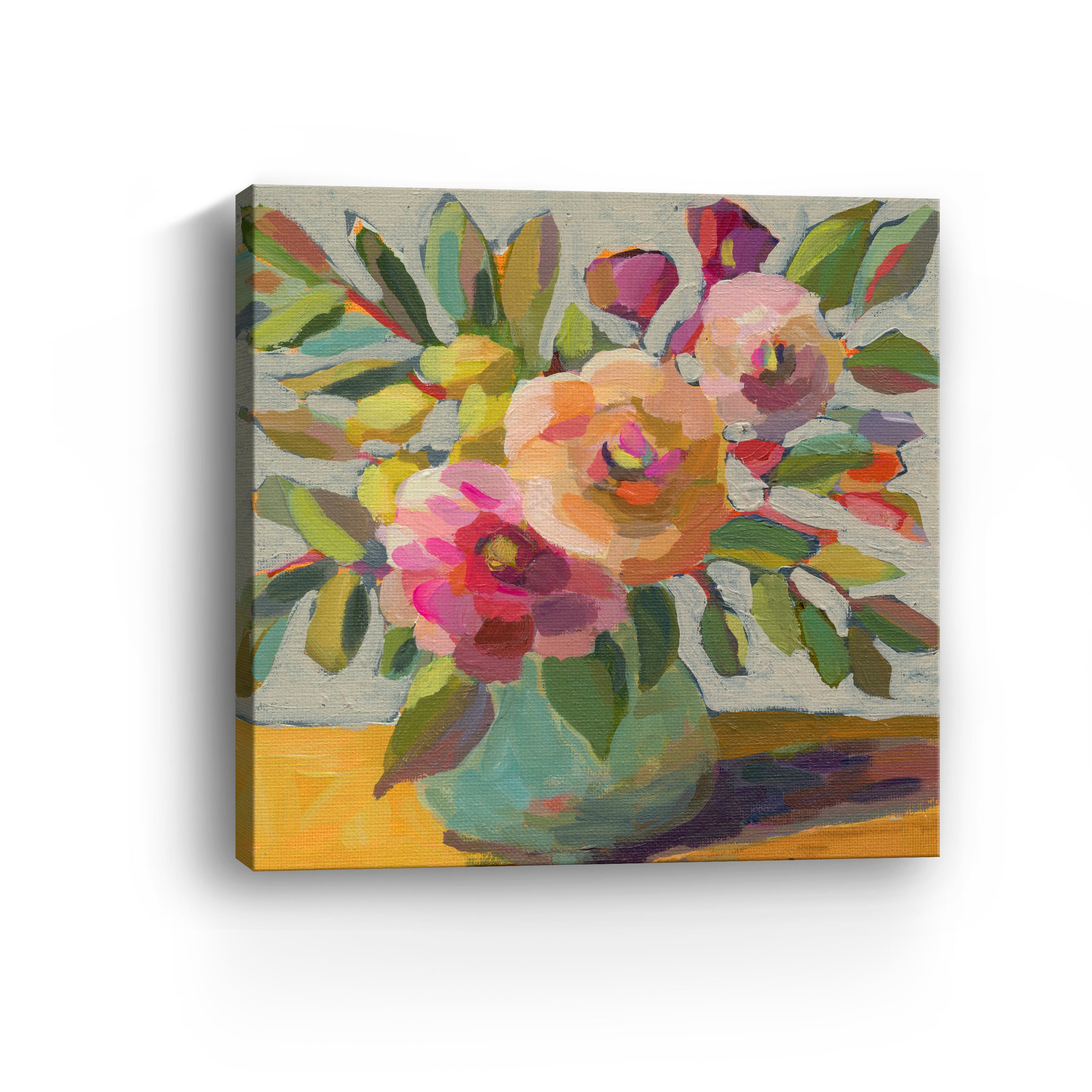Golden Hour Bouquet Canvas Giclee