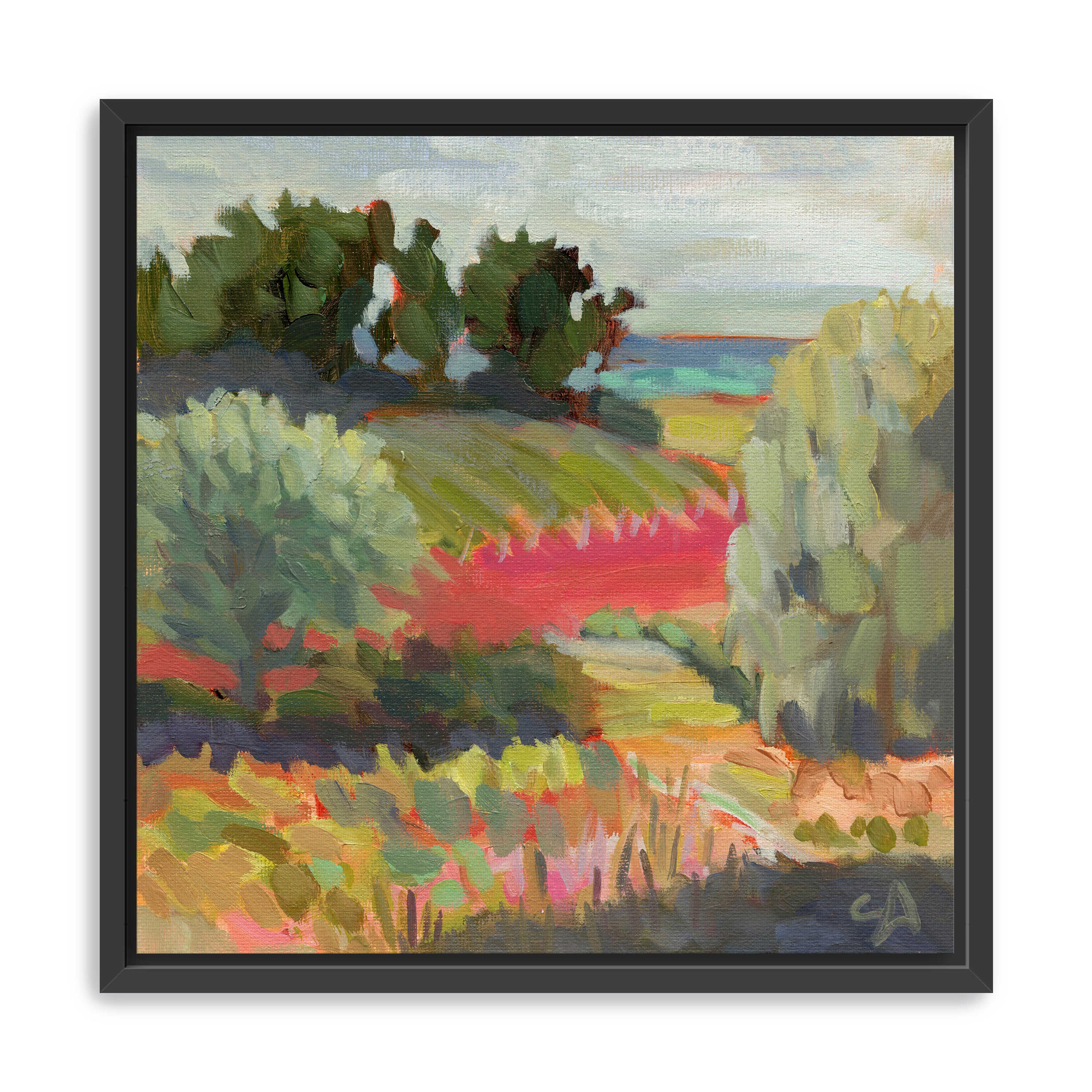 Winery Oil Painting Canvas Giclee