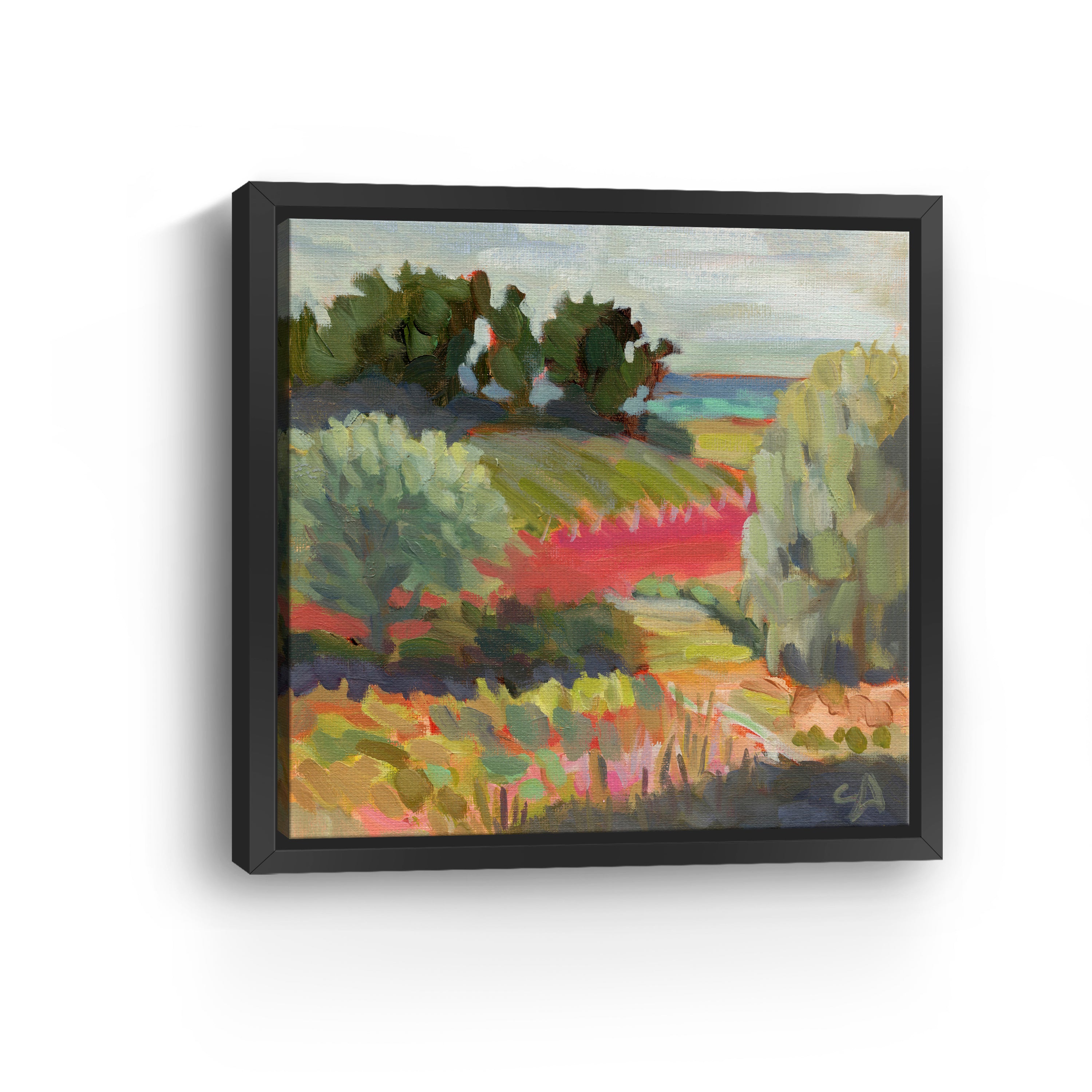 Winery Oil Painting Canvas Giclee