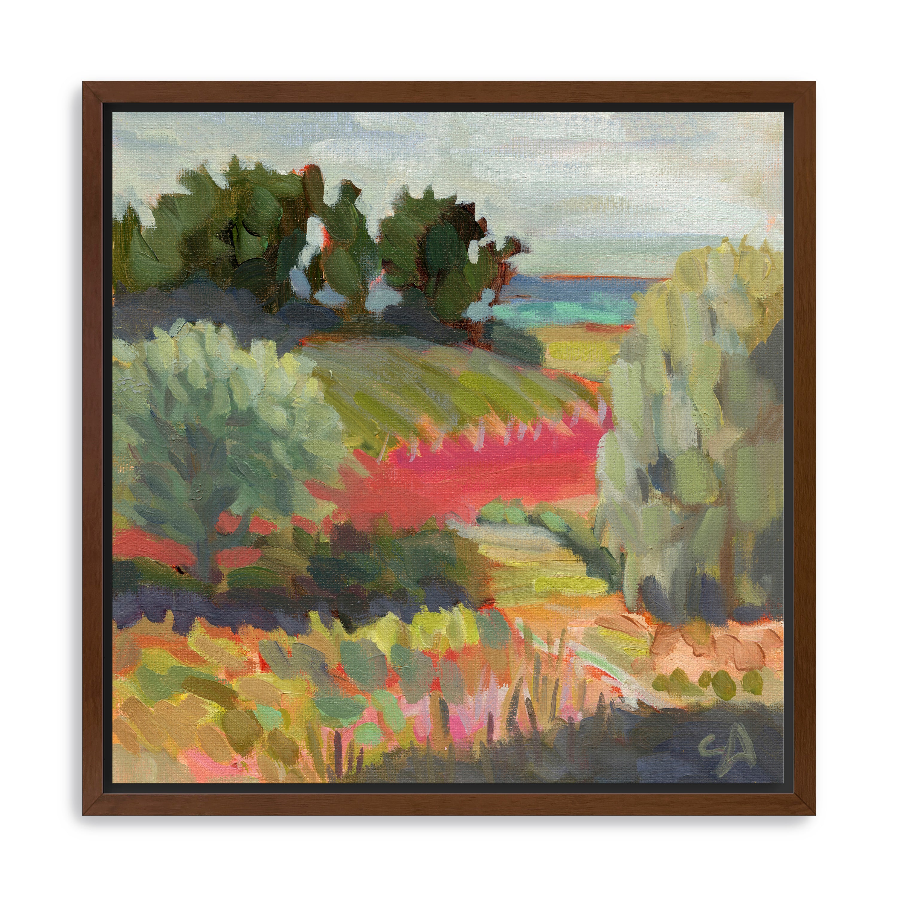 Winery Oil Painting Canvas Giclee