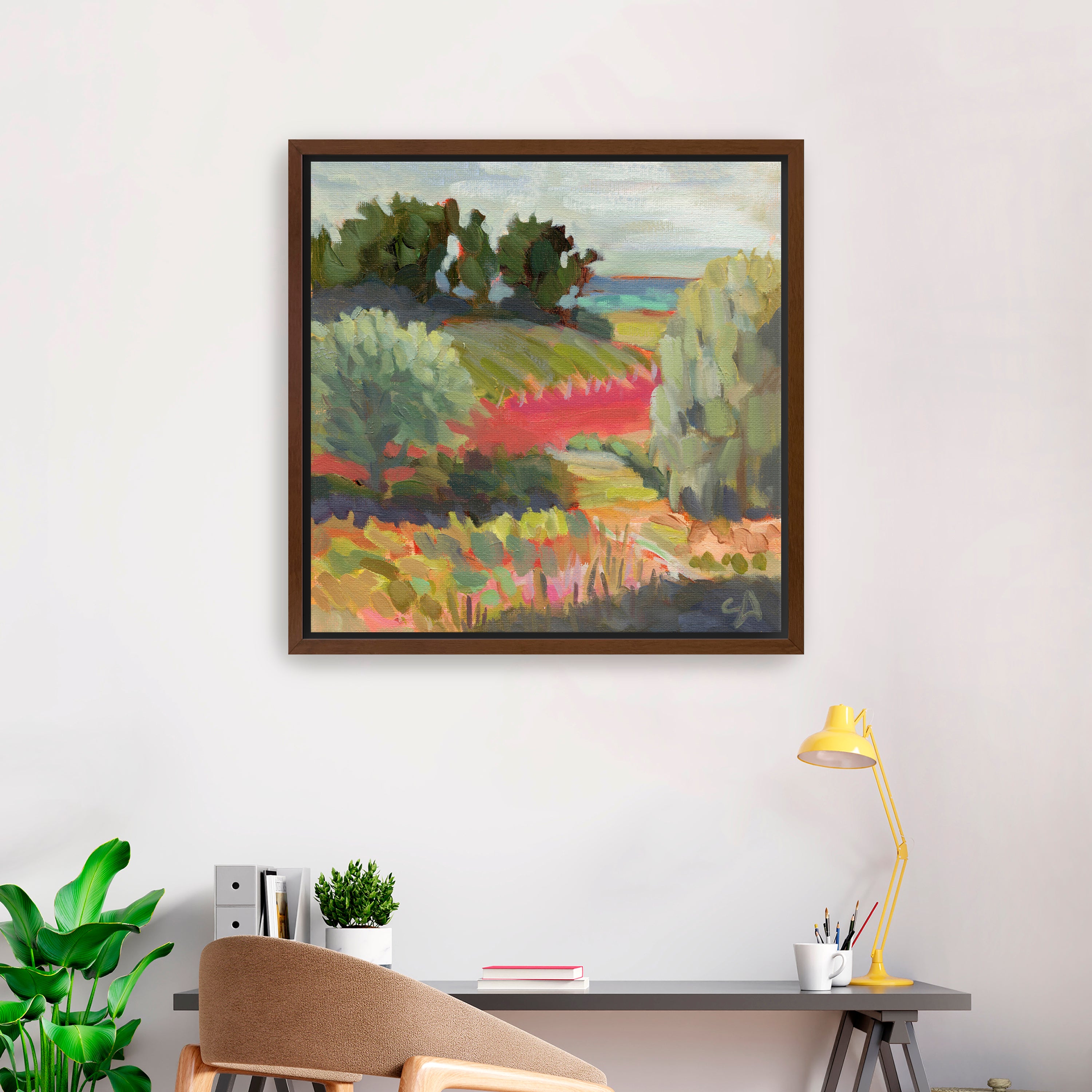 Winery Oil Painting Canvas Giclee