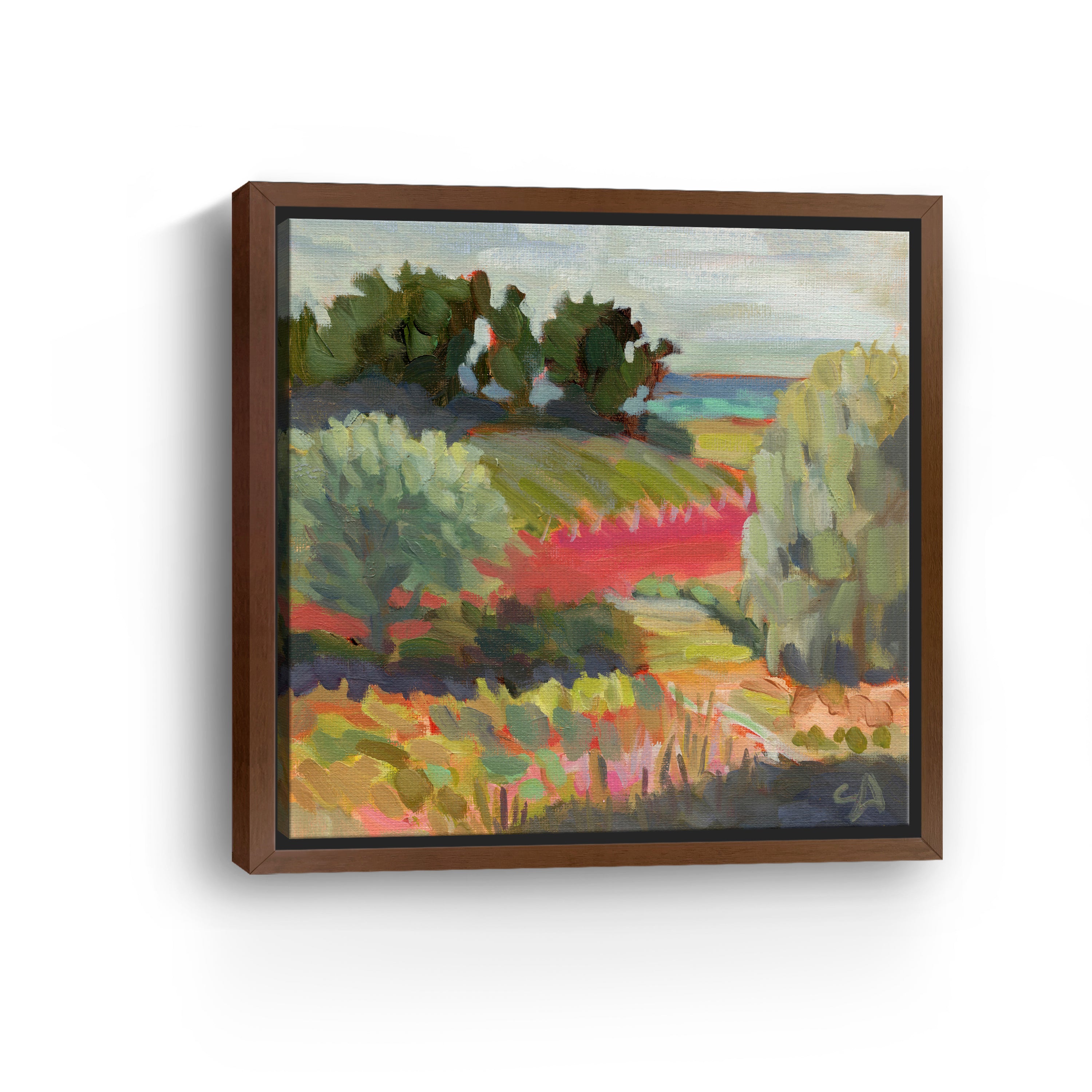 Winery Oil Painting Canvas Giclee