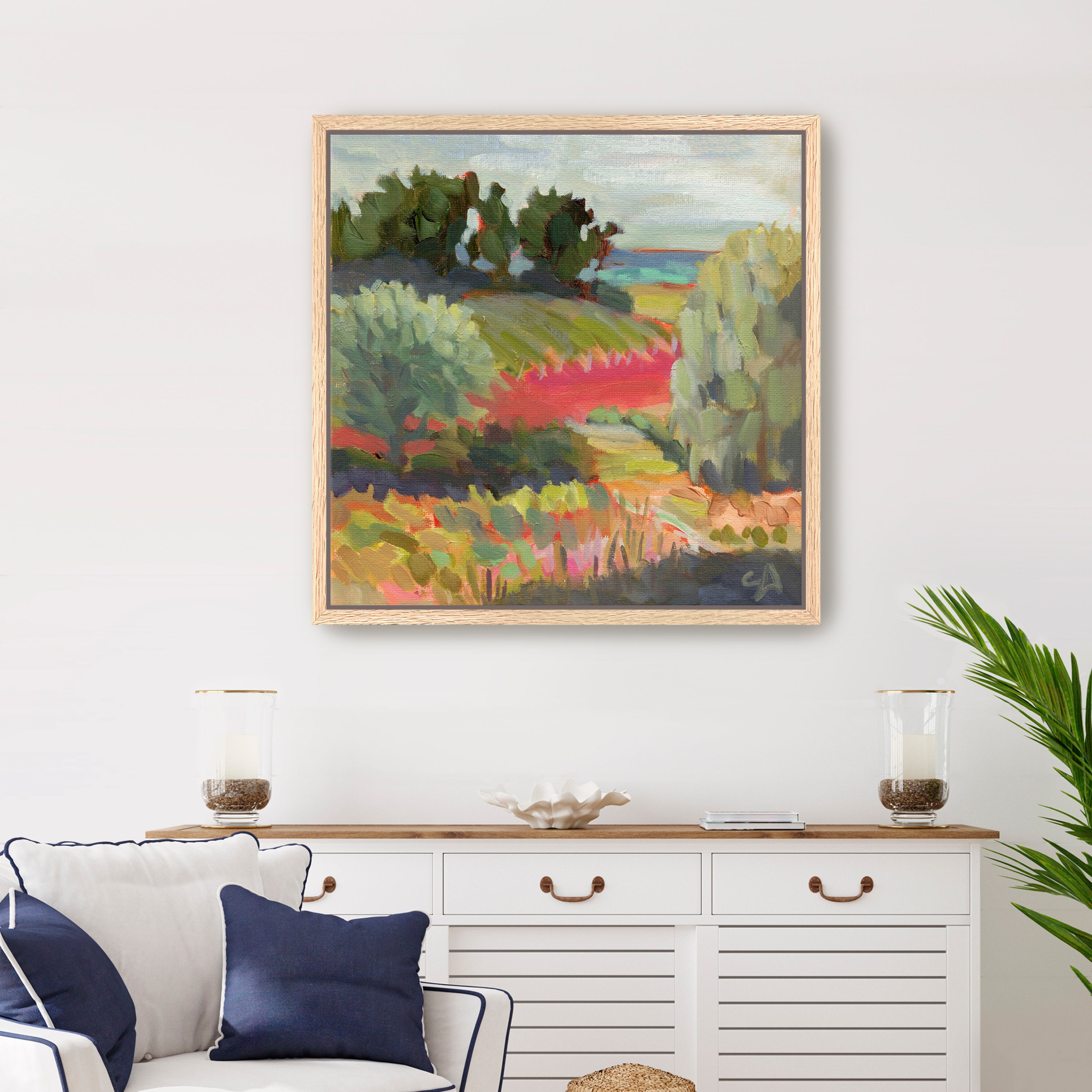 Winery Oil Painting Canvas Giclee
