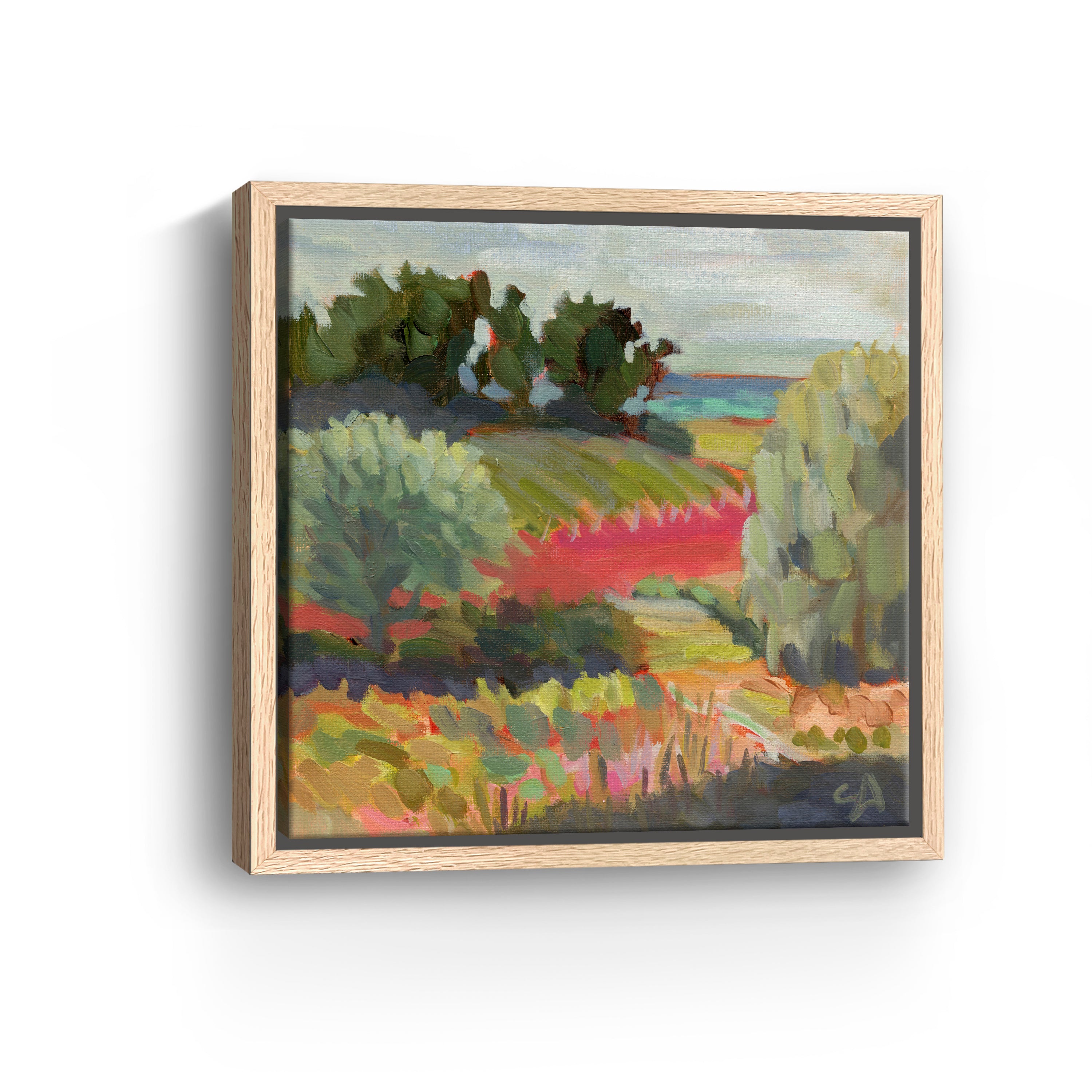 Winery Oil Painting Canvas Giclee