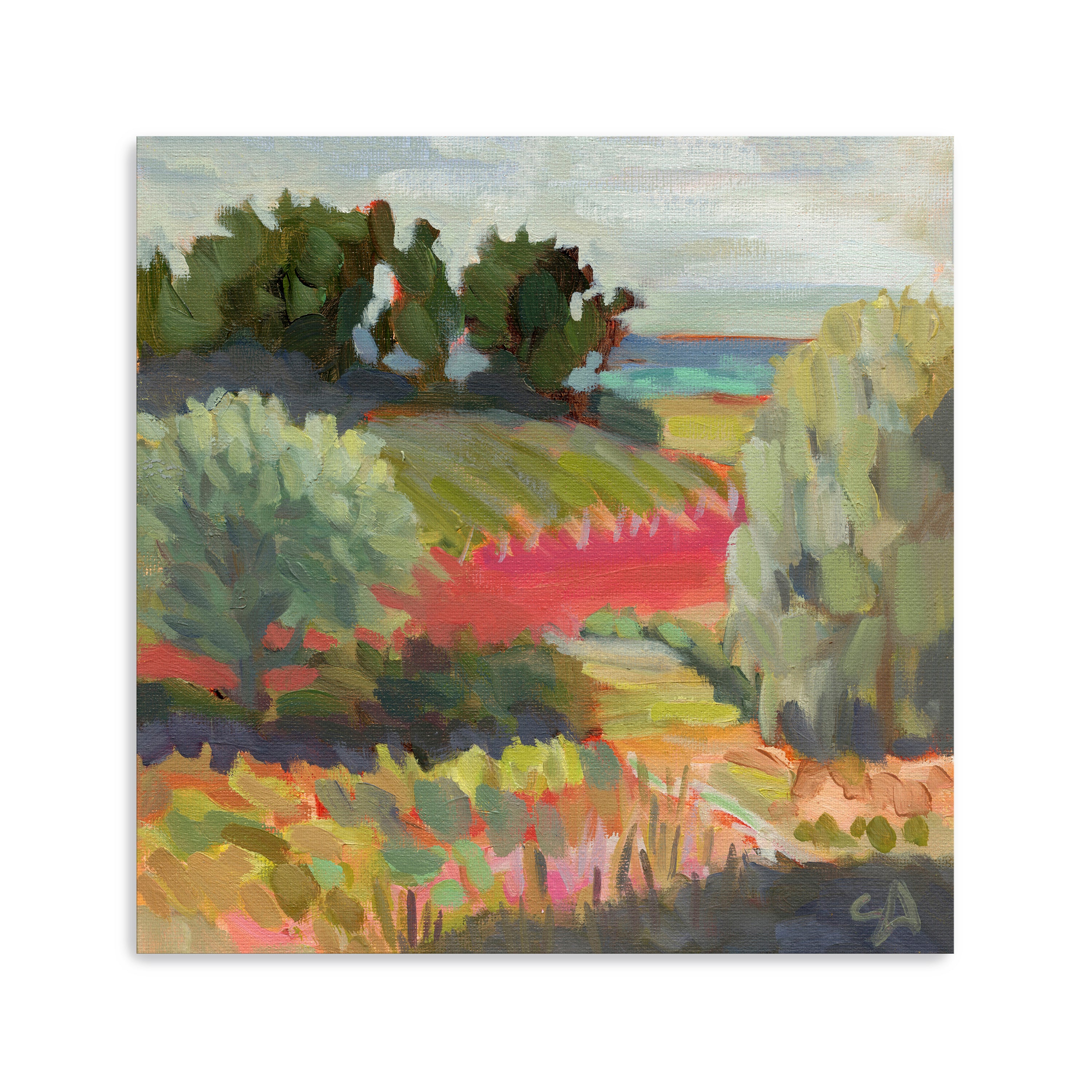 Winery Oil Painting Canvas Giclee