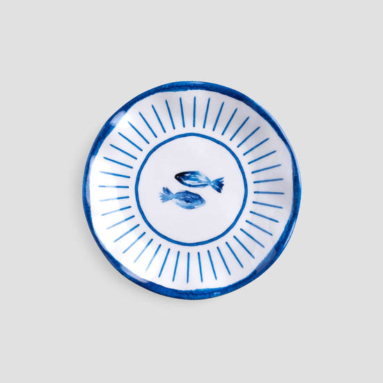 Sardinia 5.5" Melamine Canapé Plate, Set of 4