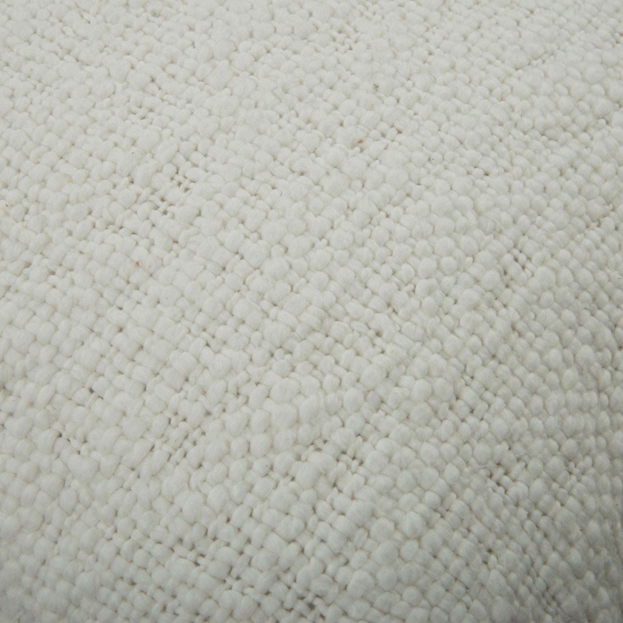 Woven 100% Cotton Solid Decorative Throw Pillow