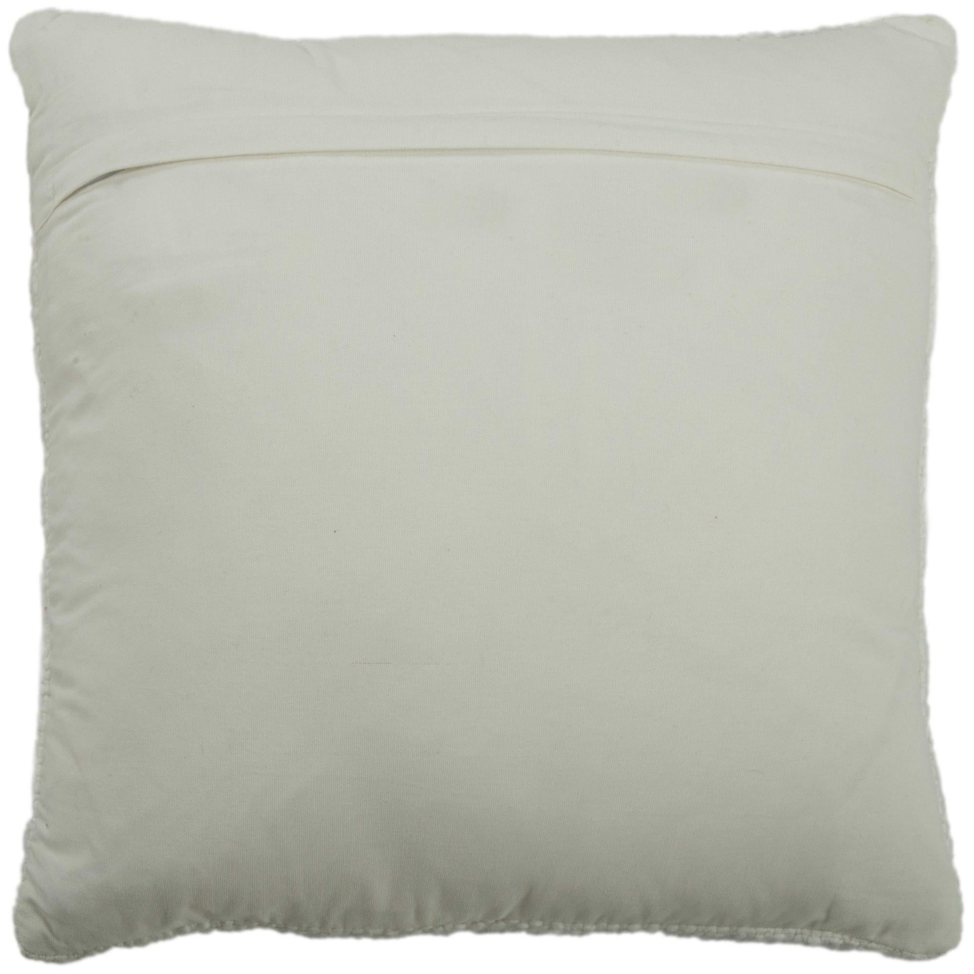 Woven 100% Cotton Solid Decorative Throw Pillow