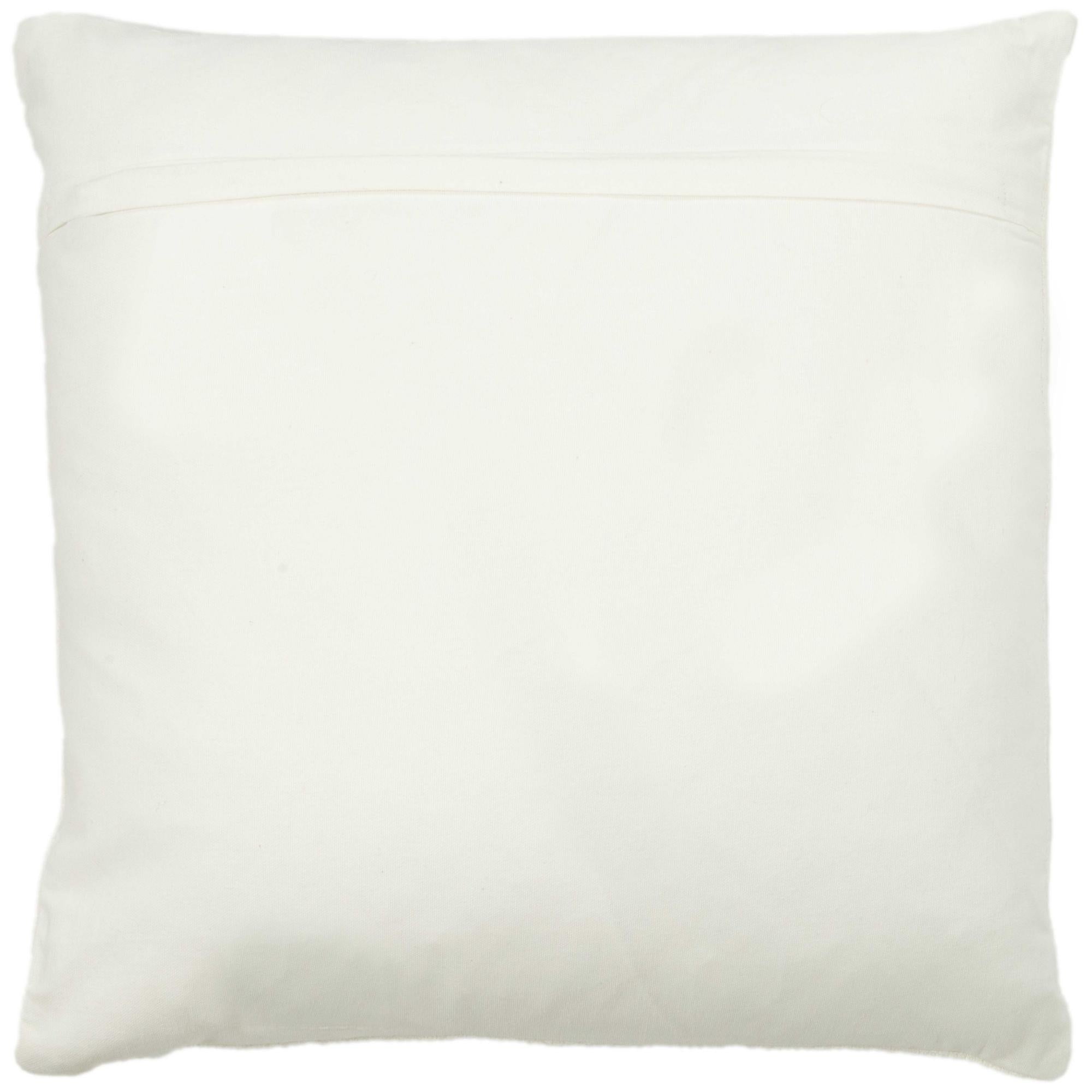 Woven 100% Cotton Solid Decorative Throw Pillow