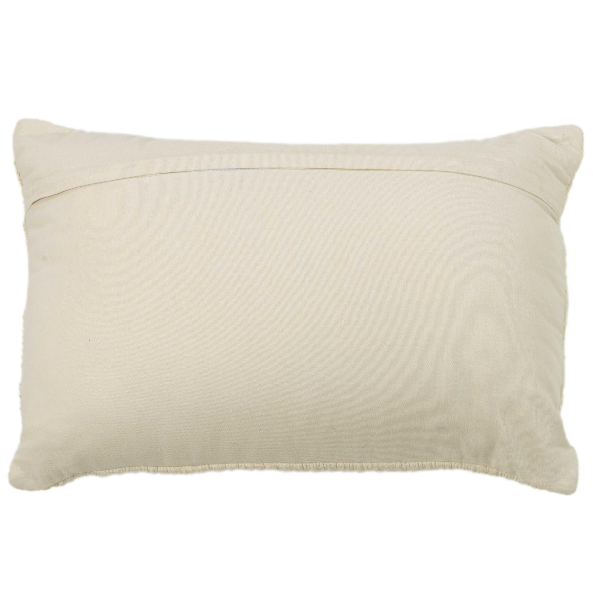 Woven 100% Cotton Solid Decorative Throw Pillow