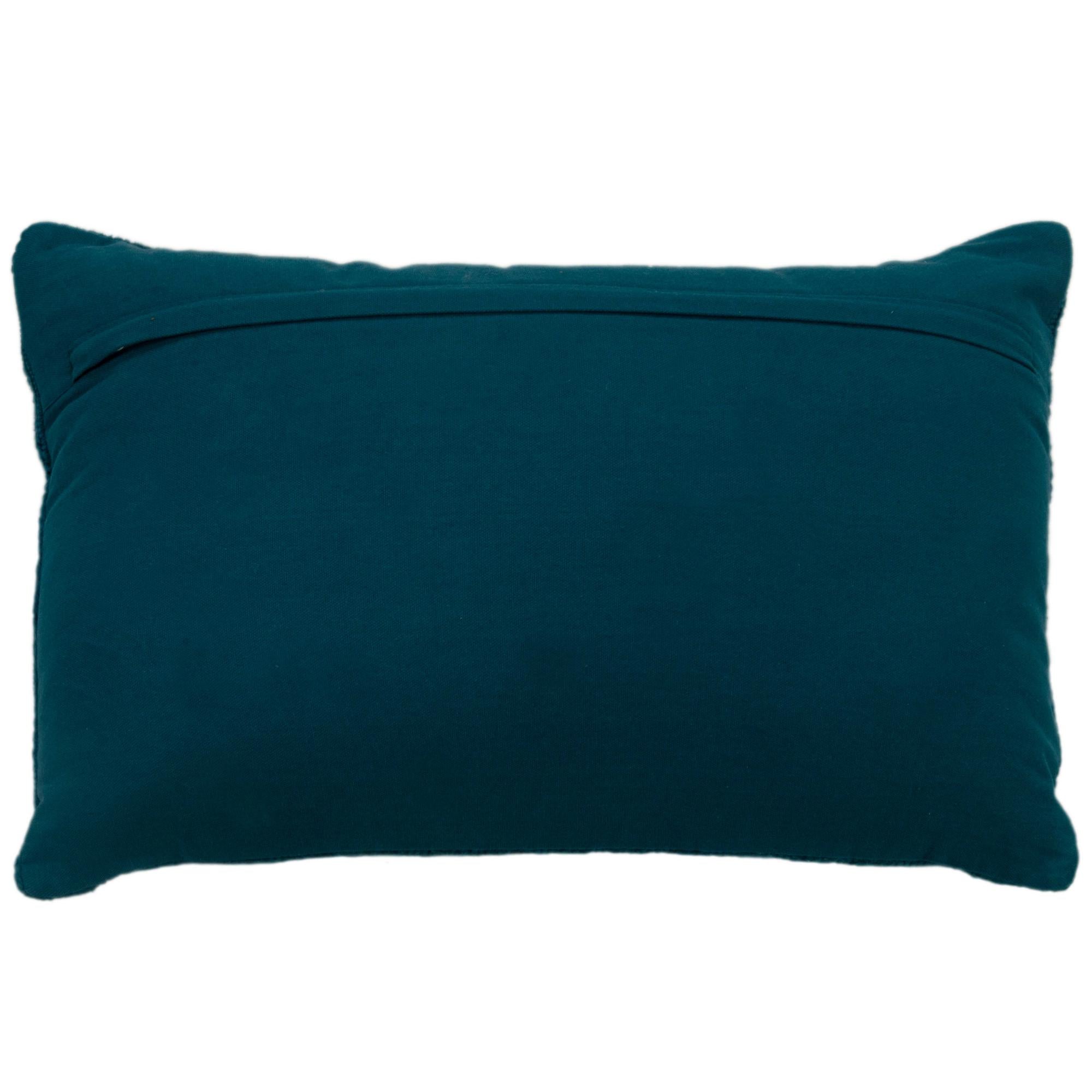 Woven 100% Cotton Solid Decorative Throw Pillow