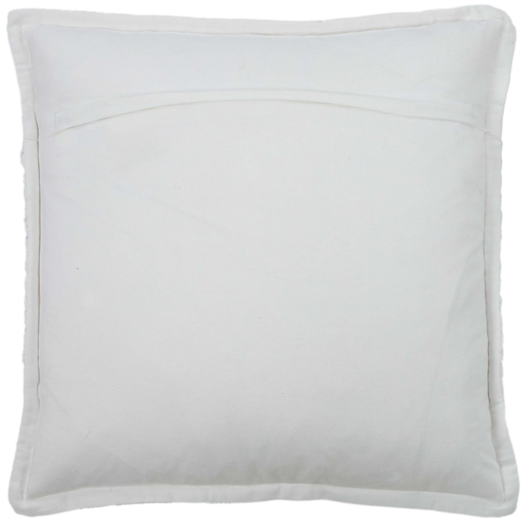 Woven Solid Down Alternative Decorative Throw Pillow