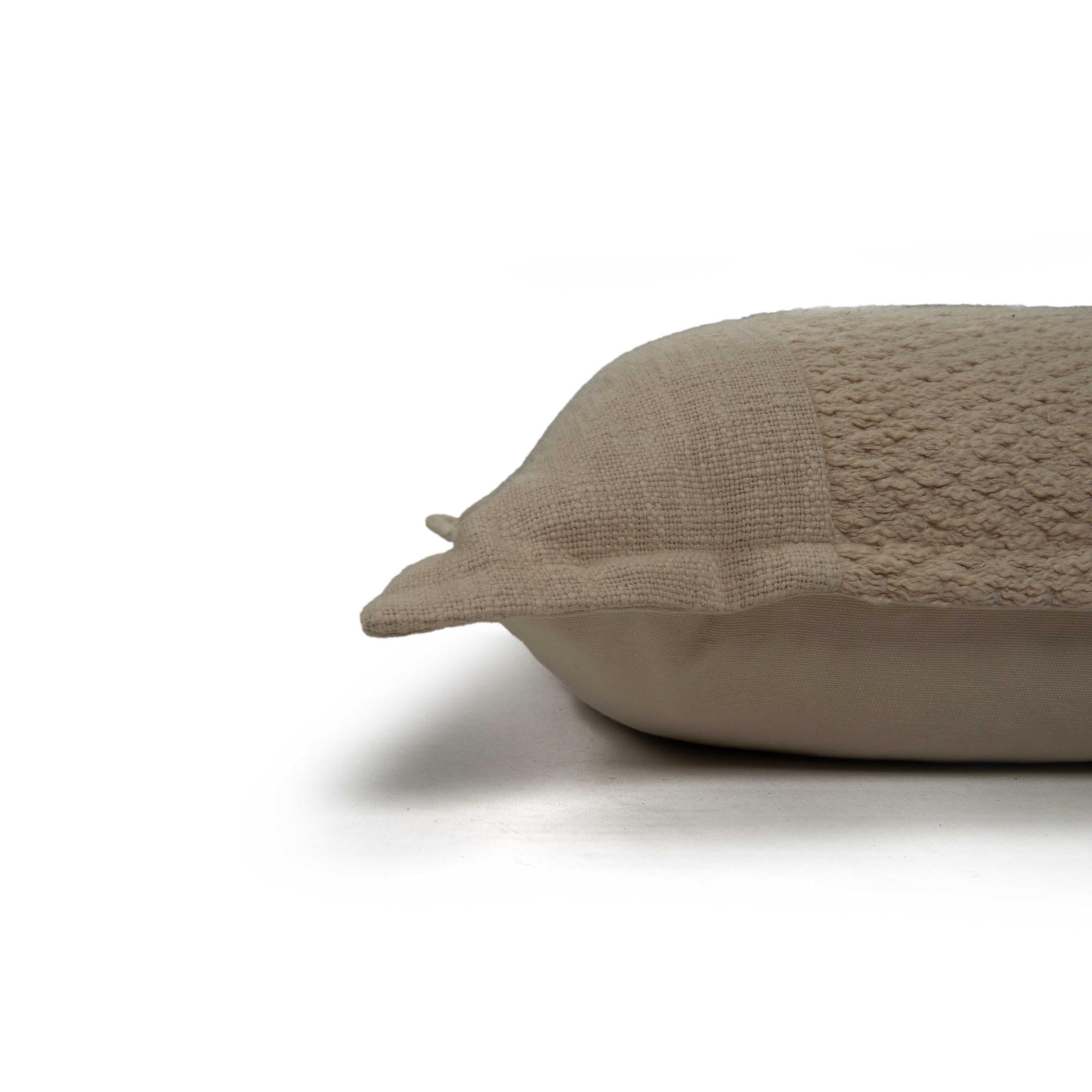 Woven Solid Down Alternative Decorative Throw Pillow