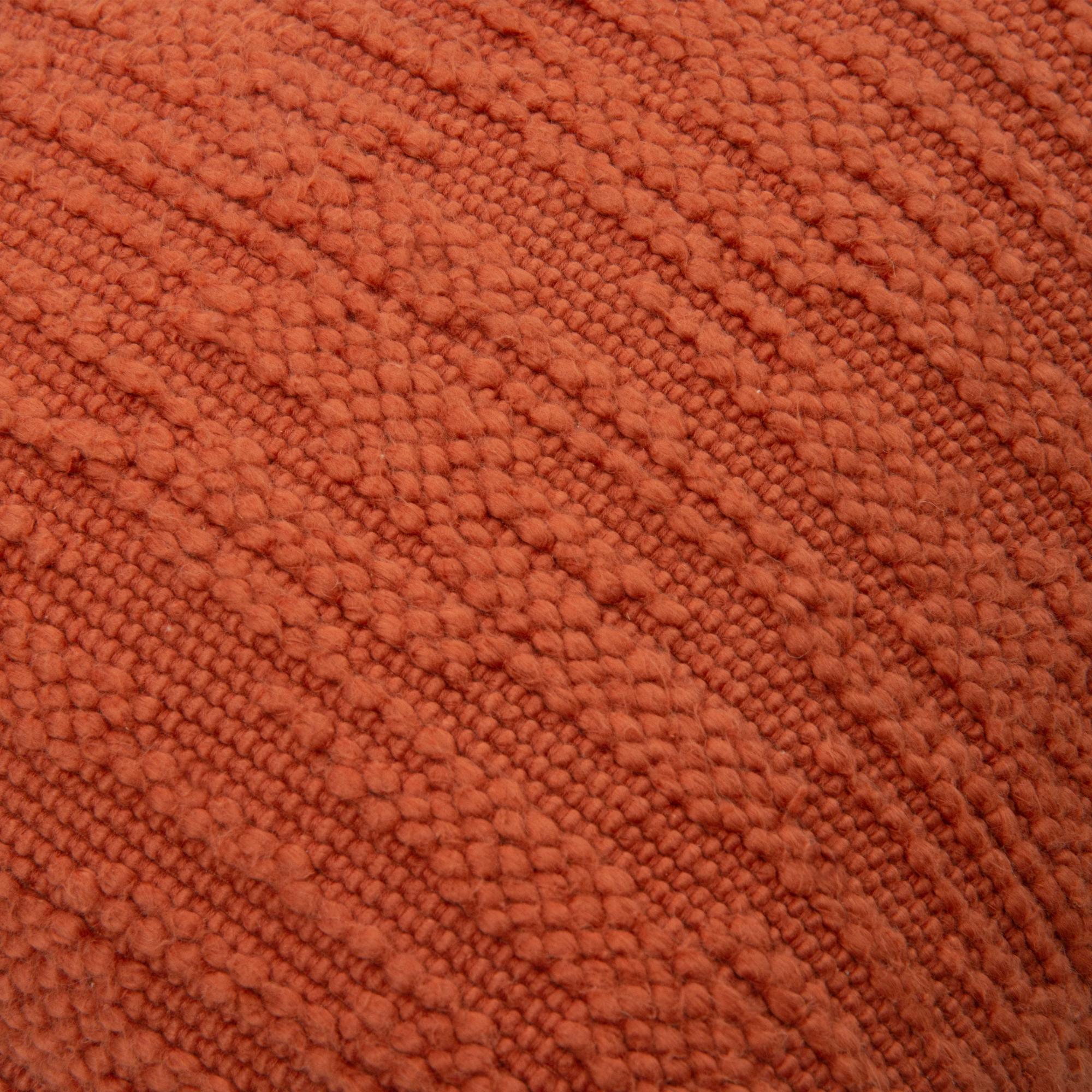 Woven 100% Cotton Solid Decorative Throw Pillow