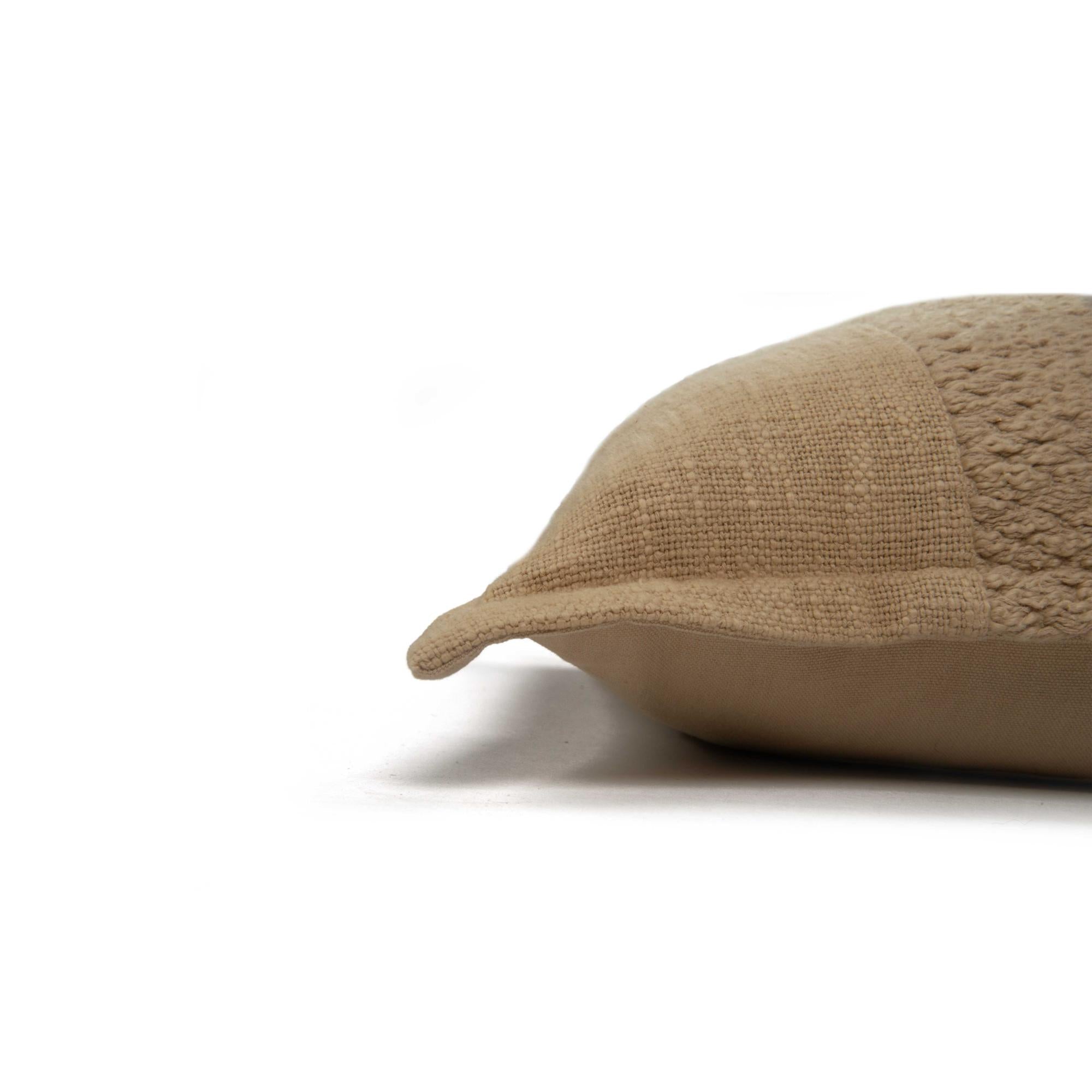 Woven Solid Down Alternative Decorative Throw Pillow