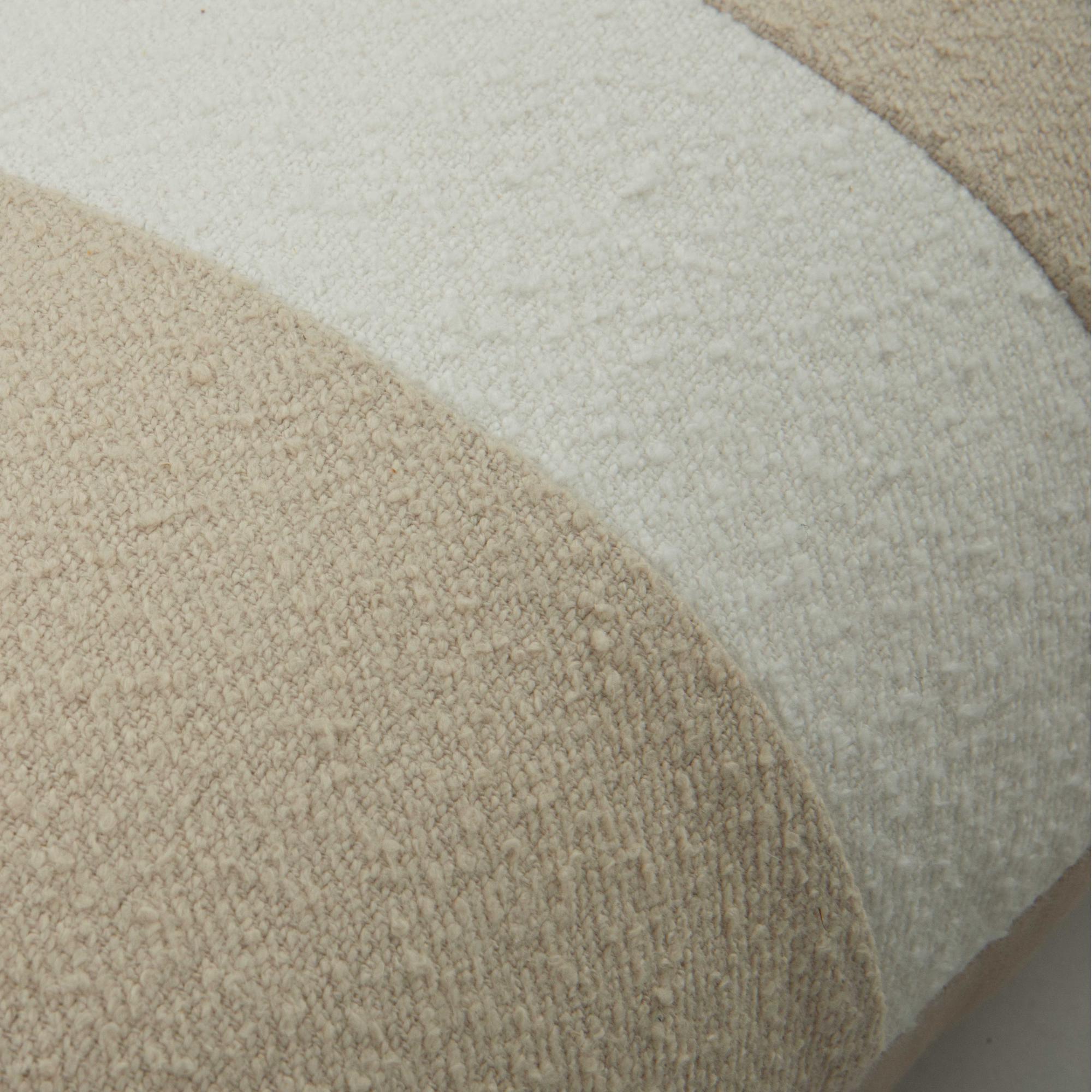 Woven 100% Cotton Stripe Decorative Throw Pillow