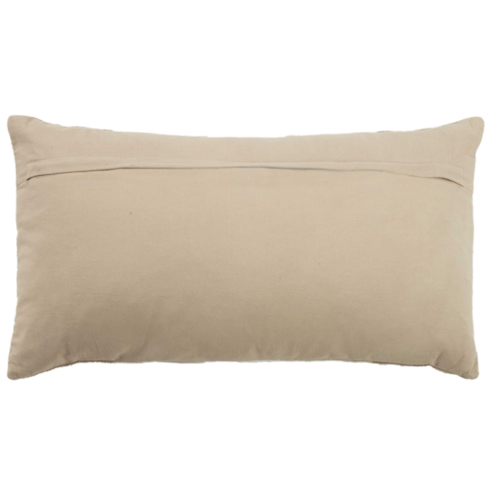 Woven 100% Cotton Stripe Decorative Throw Pillow