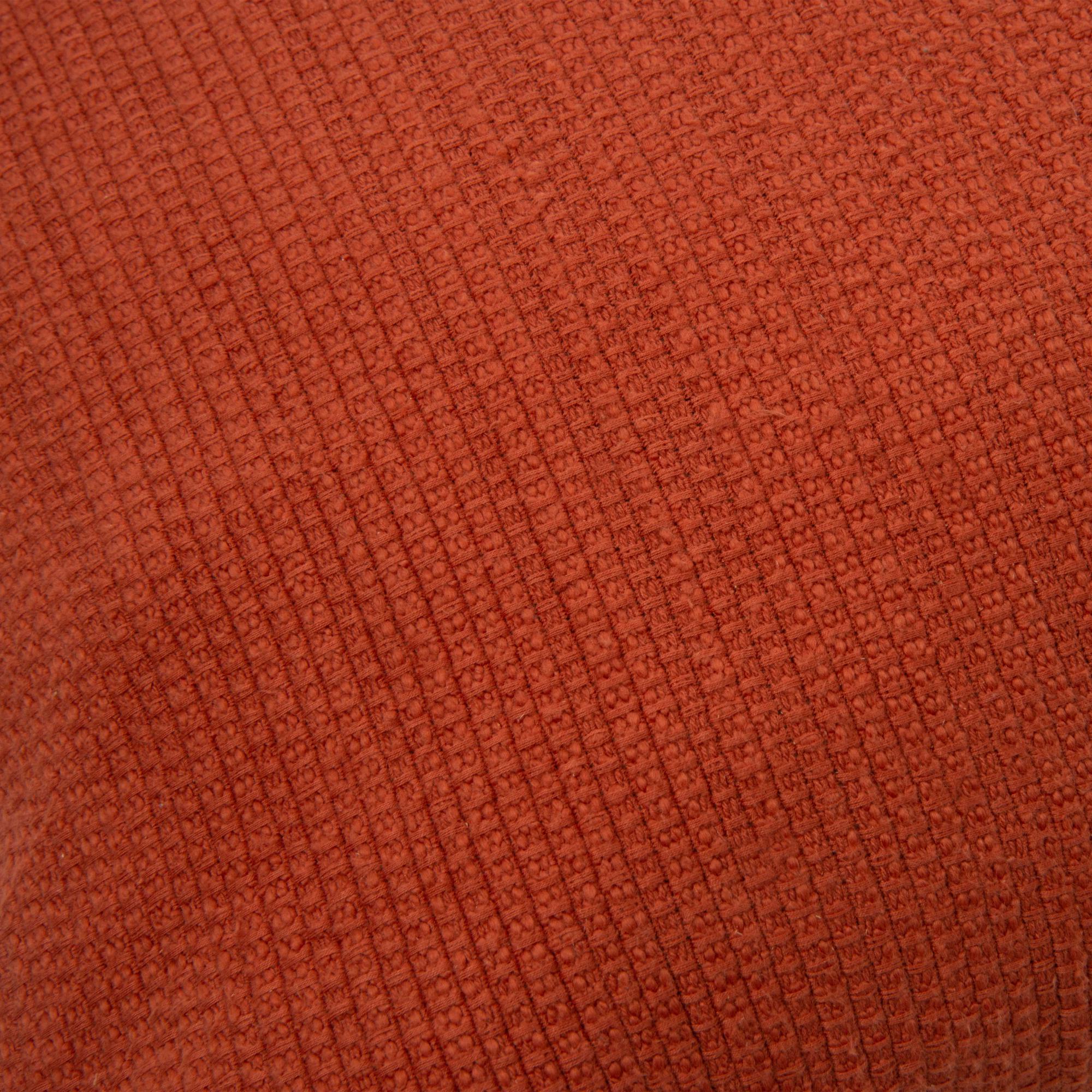 Woven 100% Cotton Solid Decorative Throw Pillow