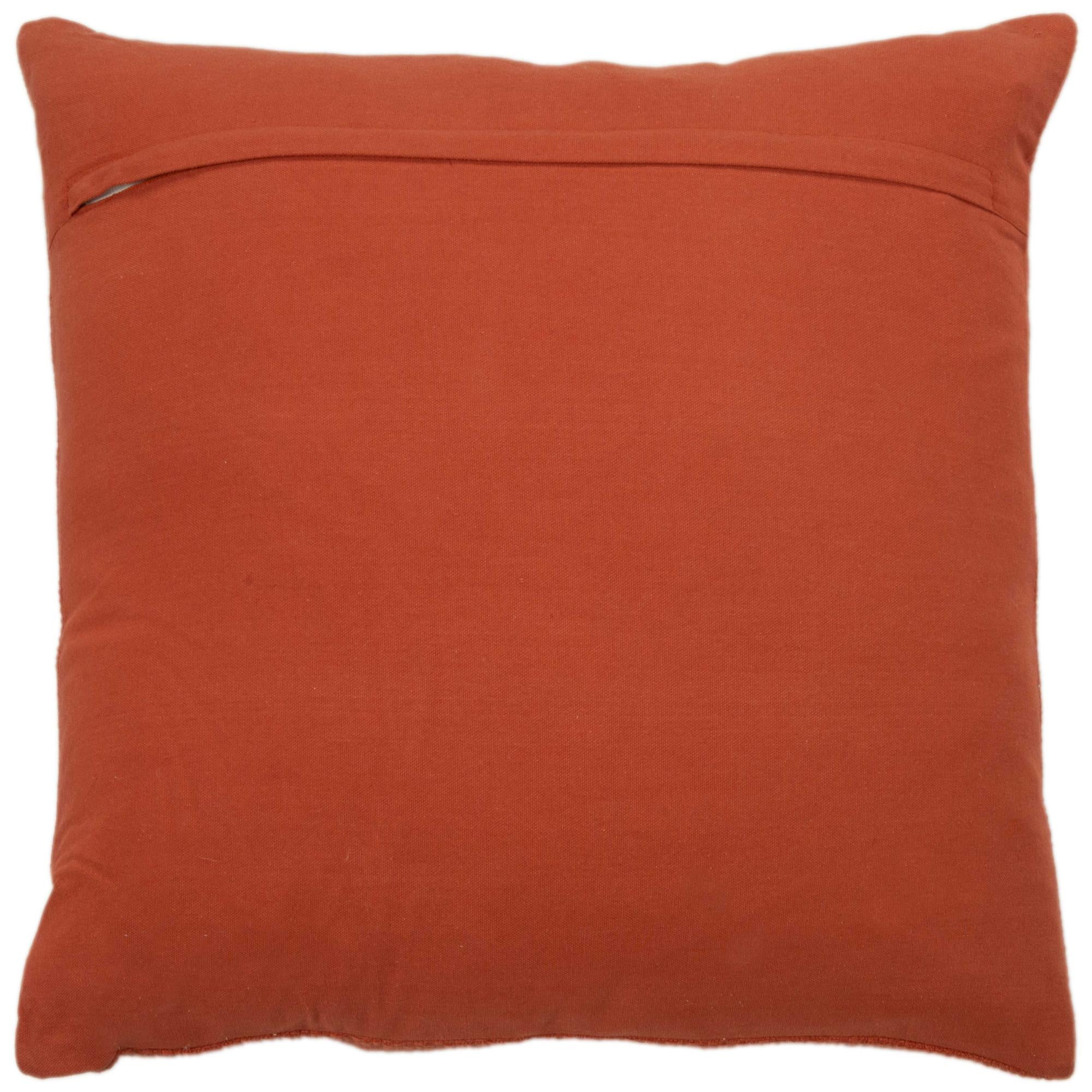 Woven 100% Cotton Solid Decorative Throw Pillow