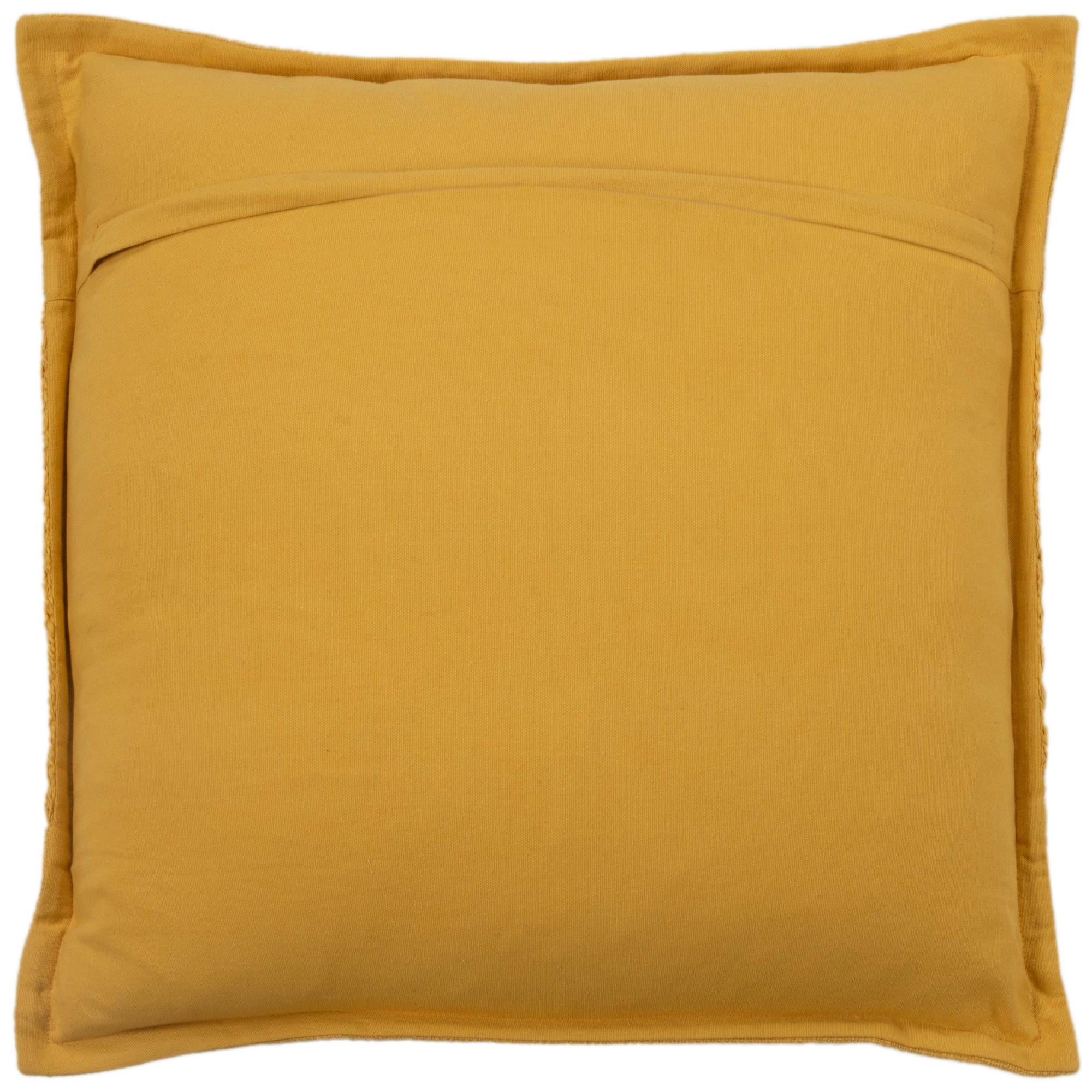Woven Solid Down Alternative Decorative Throw Pillow