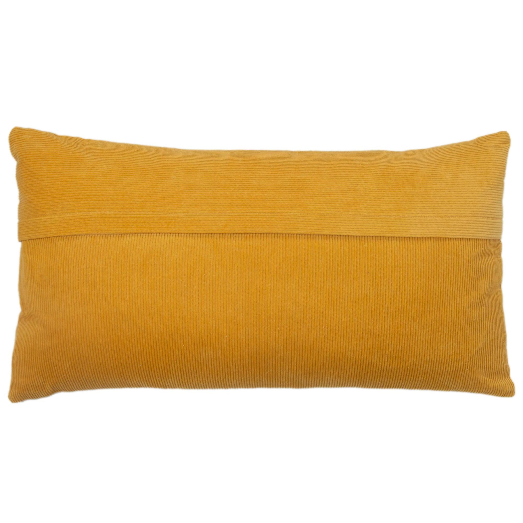 Woven 100% Cotton Solid Decorative Throw Pillow