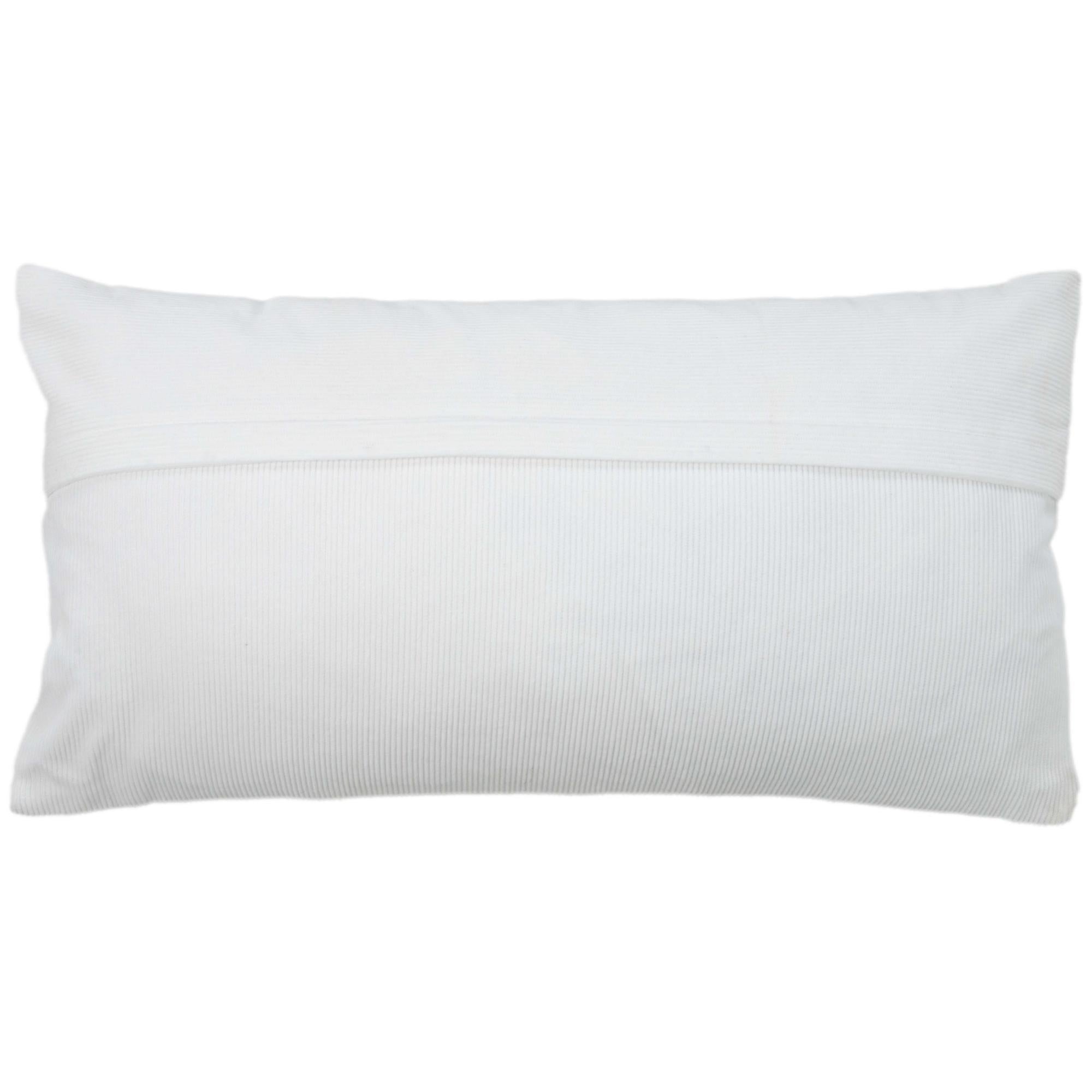 Woven 100% Cotton Solid Decorative Throw Pillow