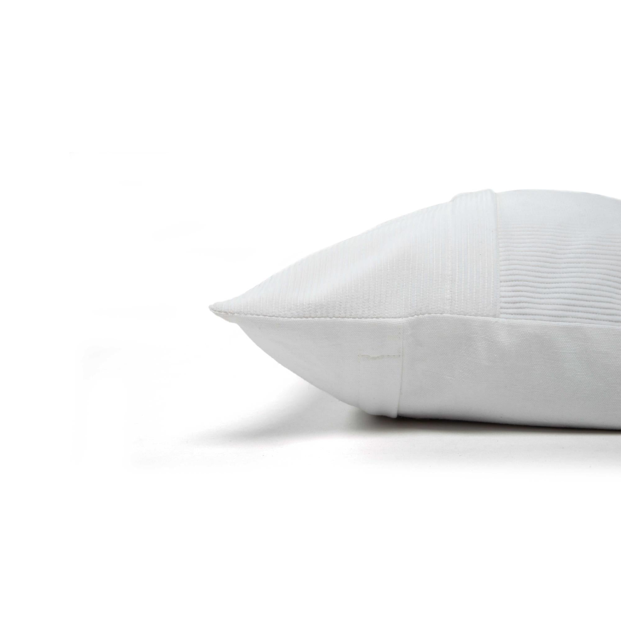 Woven 100% Cotton Solid Decorative Throw Pillow