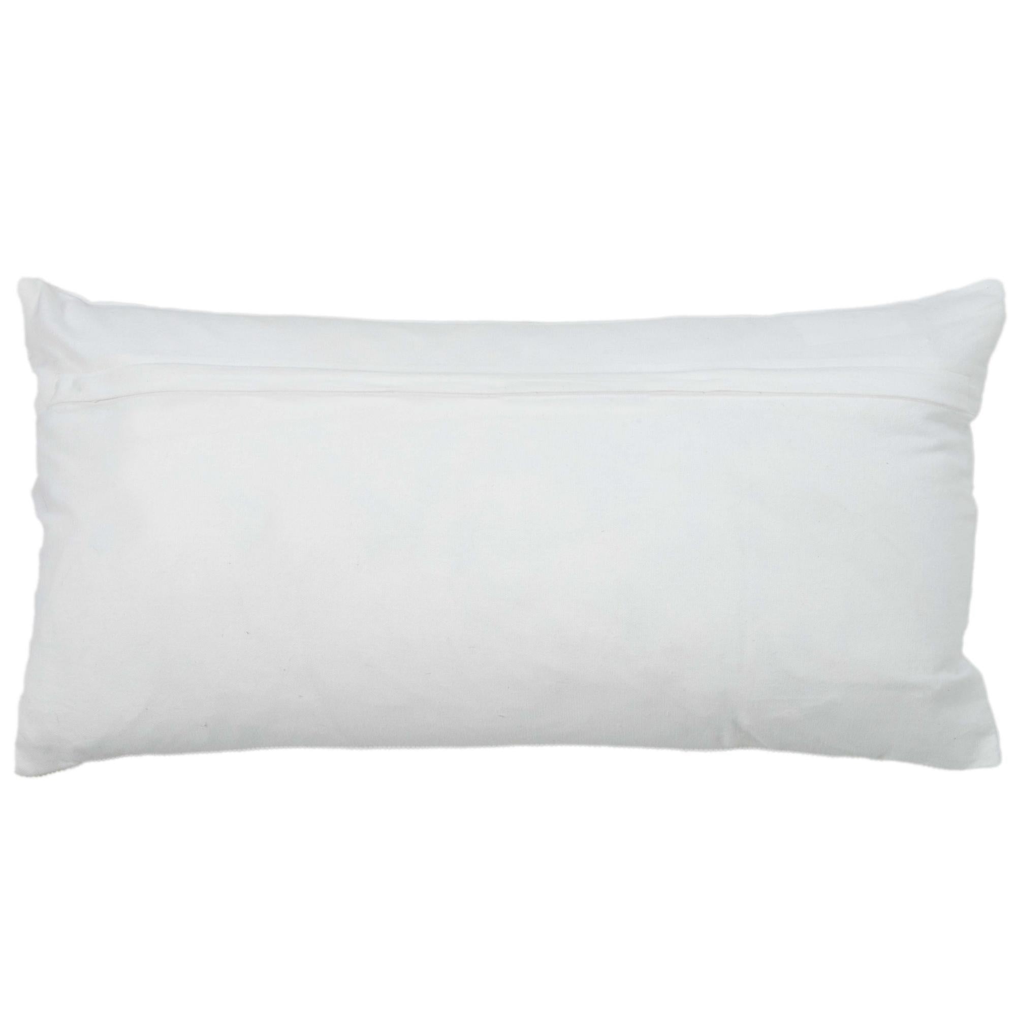 Woven 100% Cotton Solid Decorative Throw Pillow