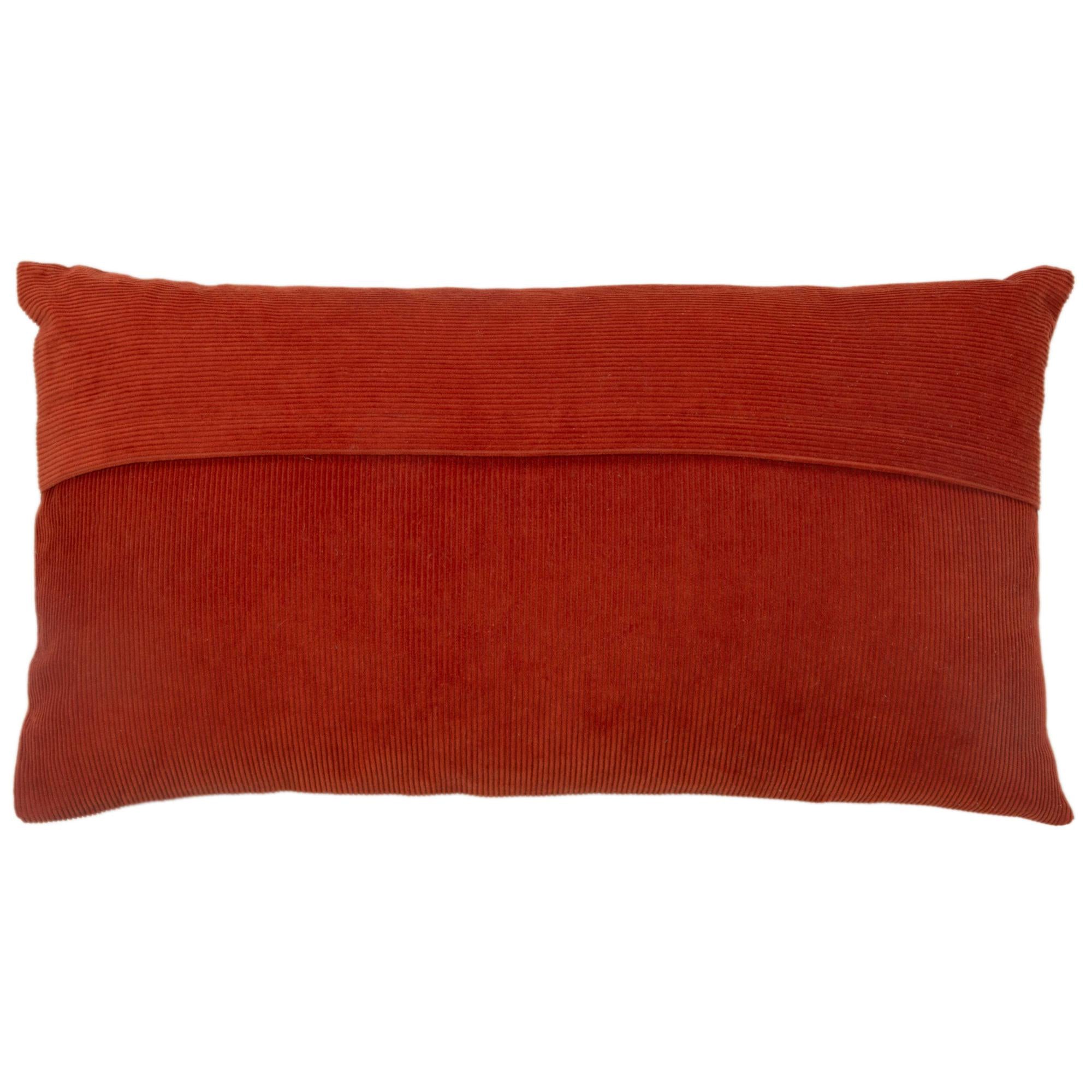 Woven 100% Cotton Solid Decorative Throw Pillow
