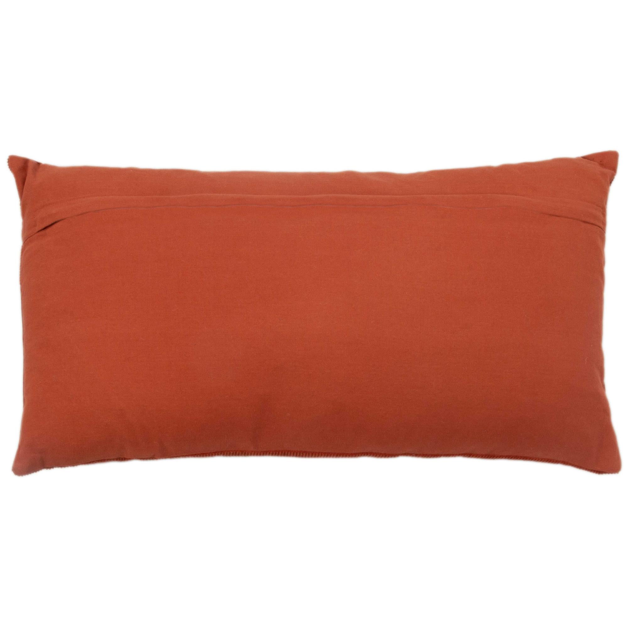 Woven 100% Cotton Solid Decorative Throw Pillow