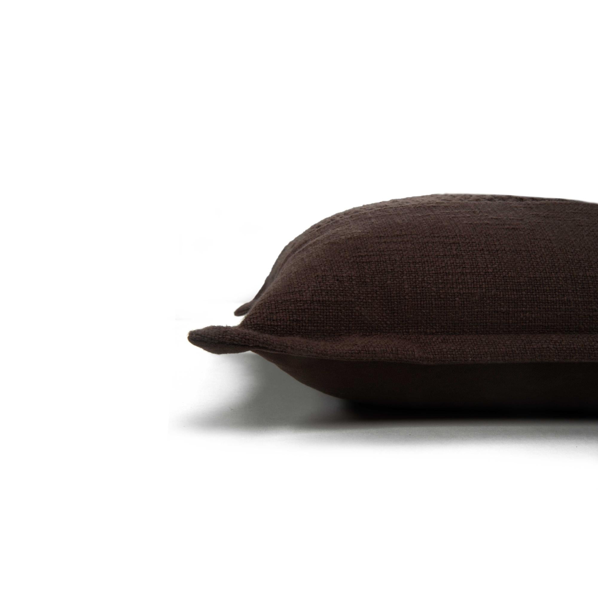 Woven Solid Down Alternative Decorative Throw Pillow