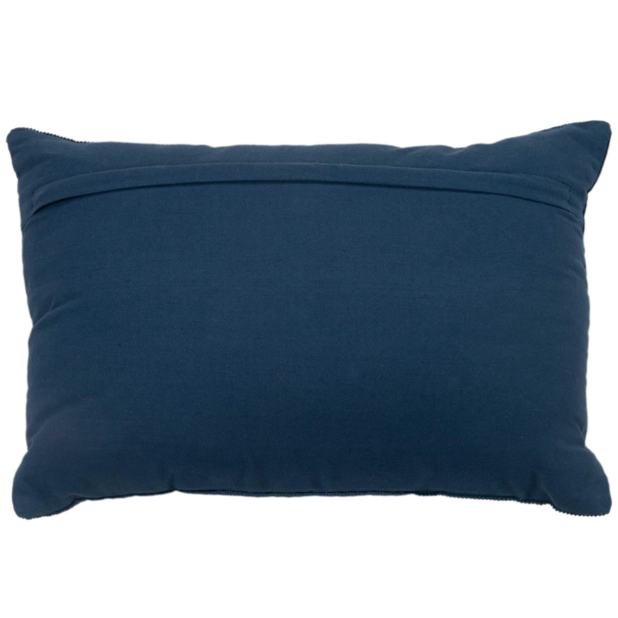 Woven 100% Cotton Solid Decorative Throw Pillow