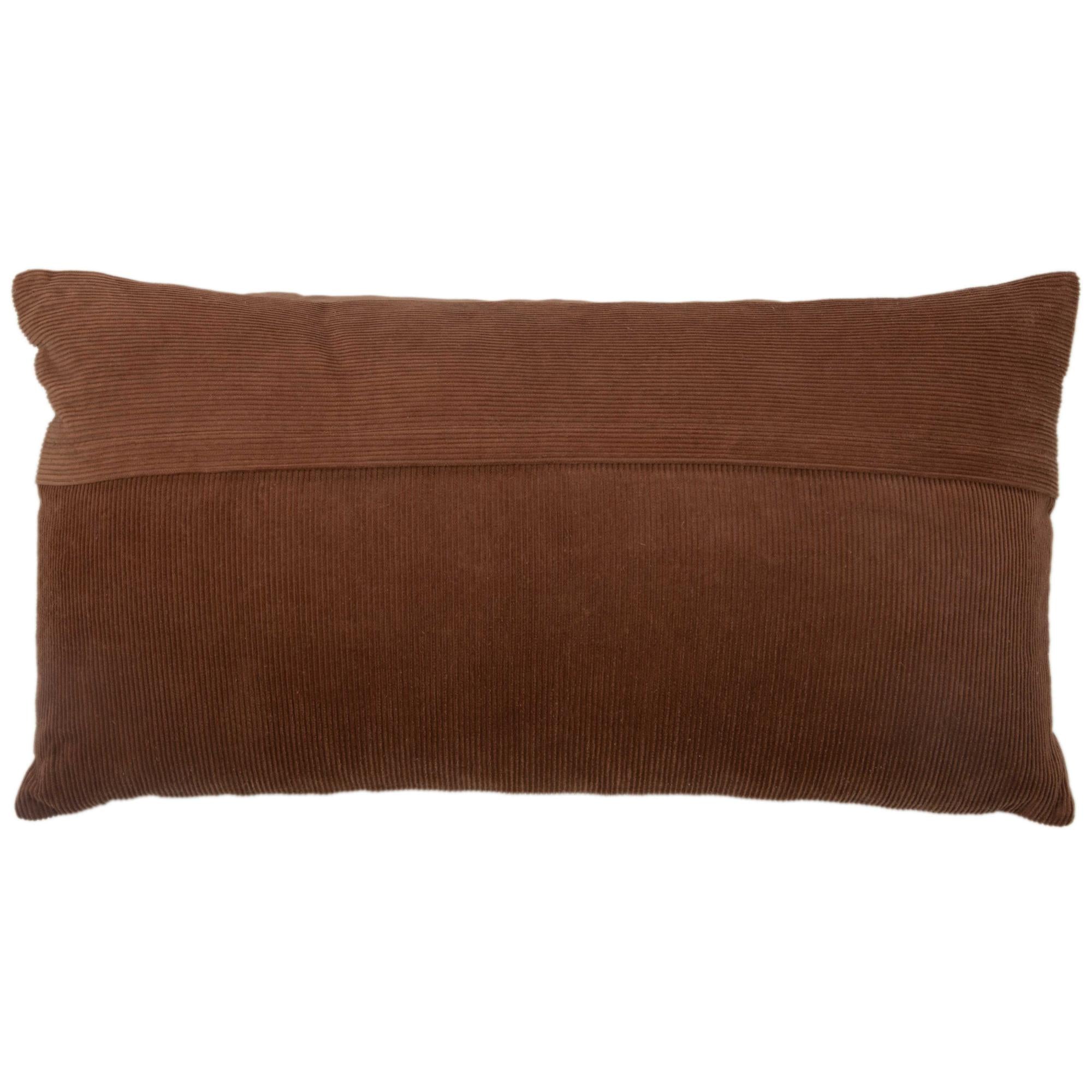 Woven 100% Cotton Solid Decorative Throw Pillow