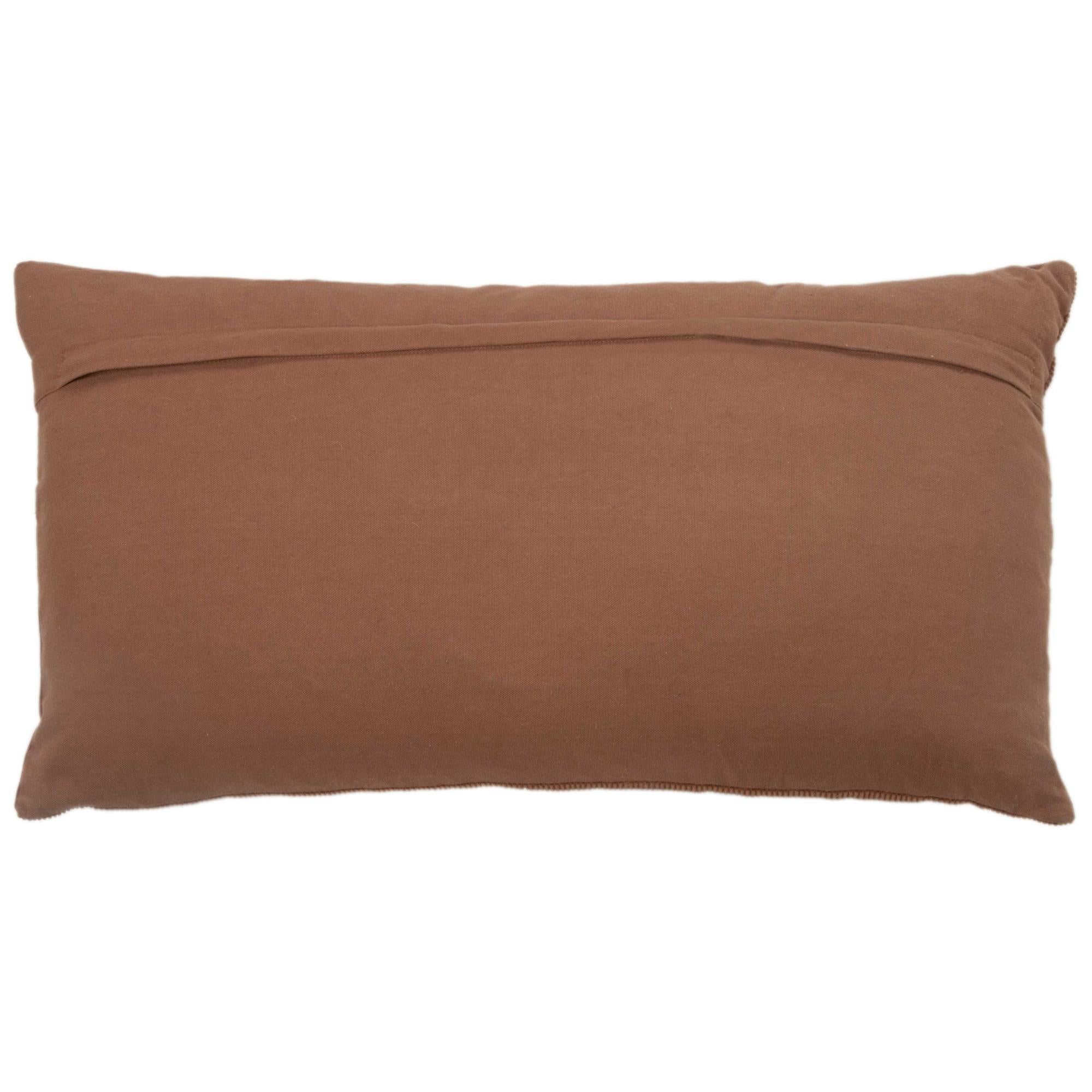 Woven 100% Cotton Solid Decorative Throw Pillow