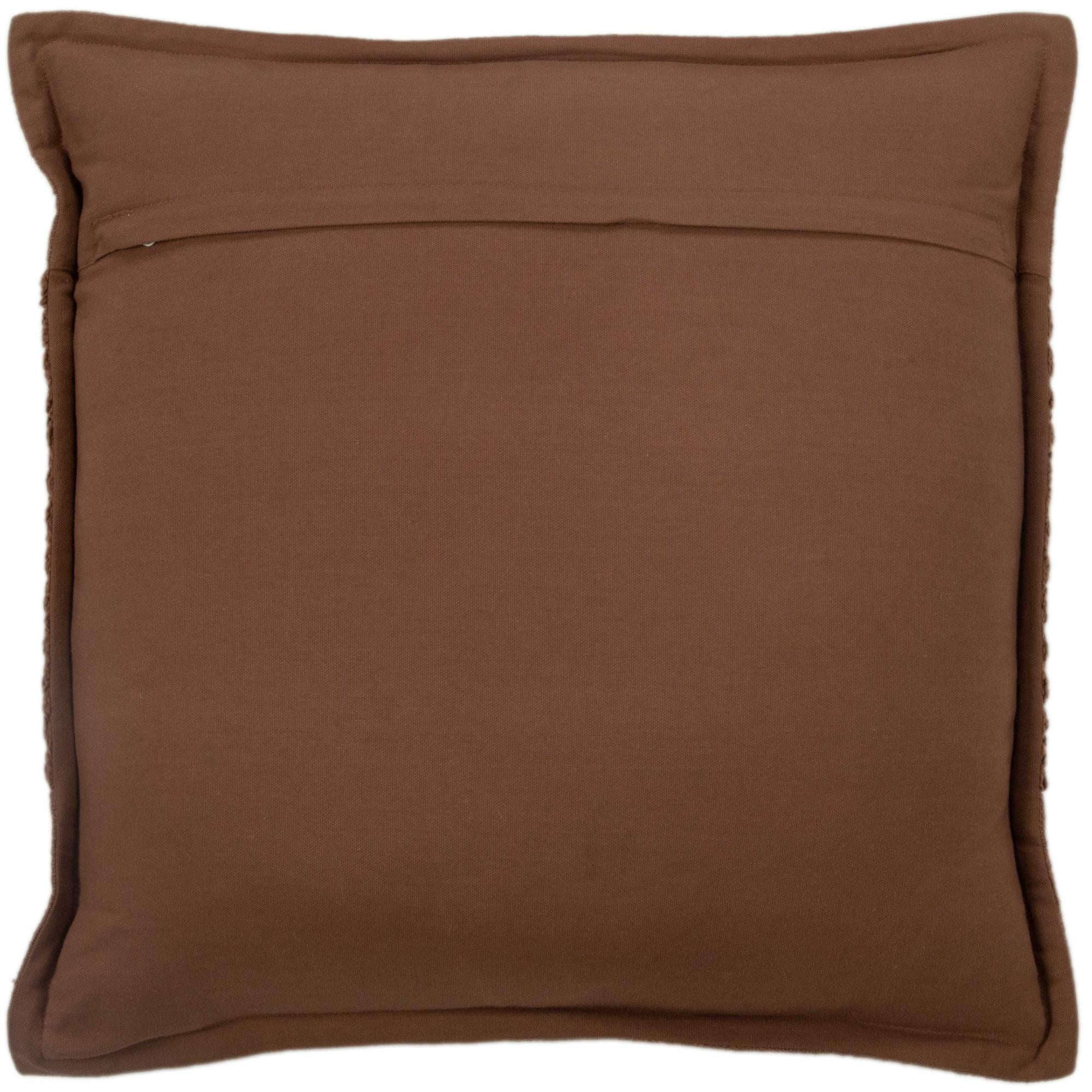 Woven Solid Down Alternative Decorative Throw Pillow
