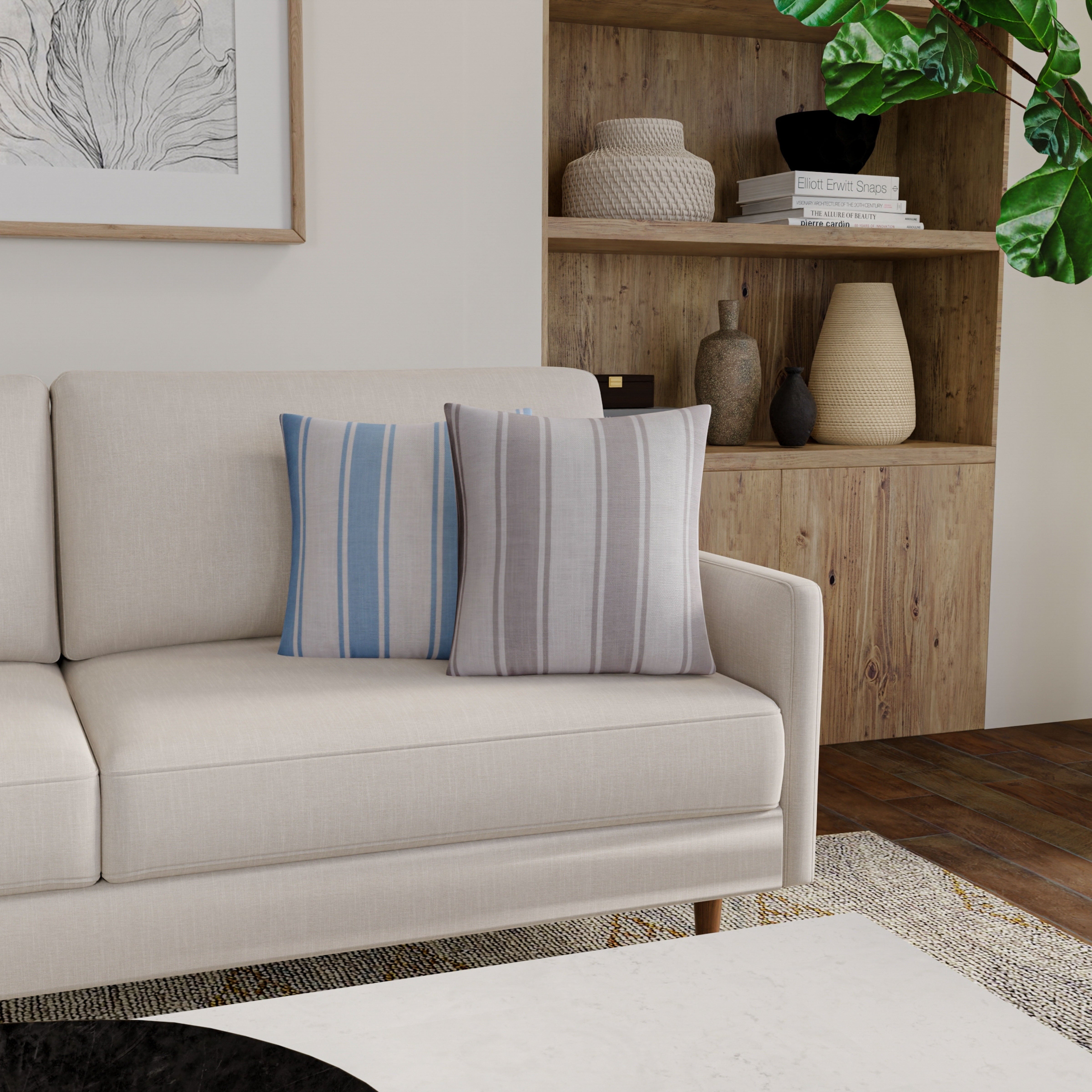 Hollis Soft Stripe Pillow