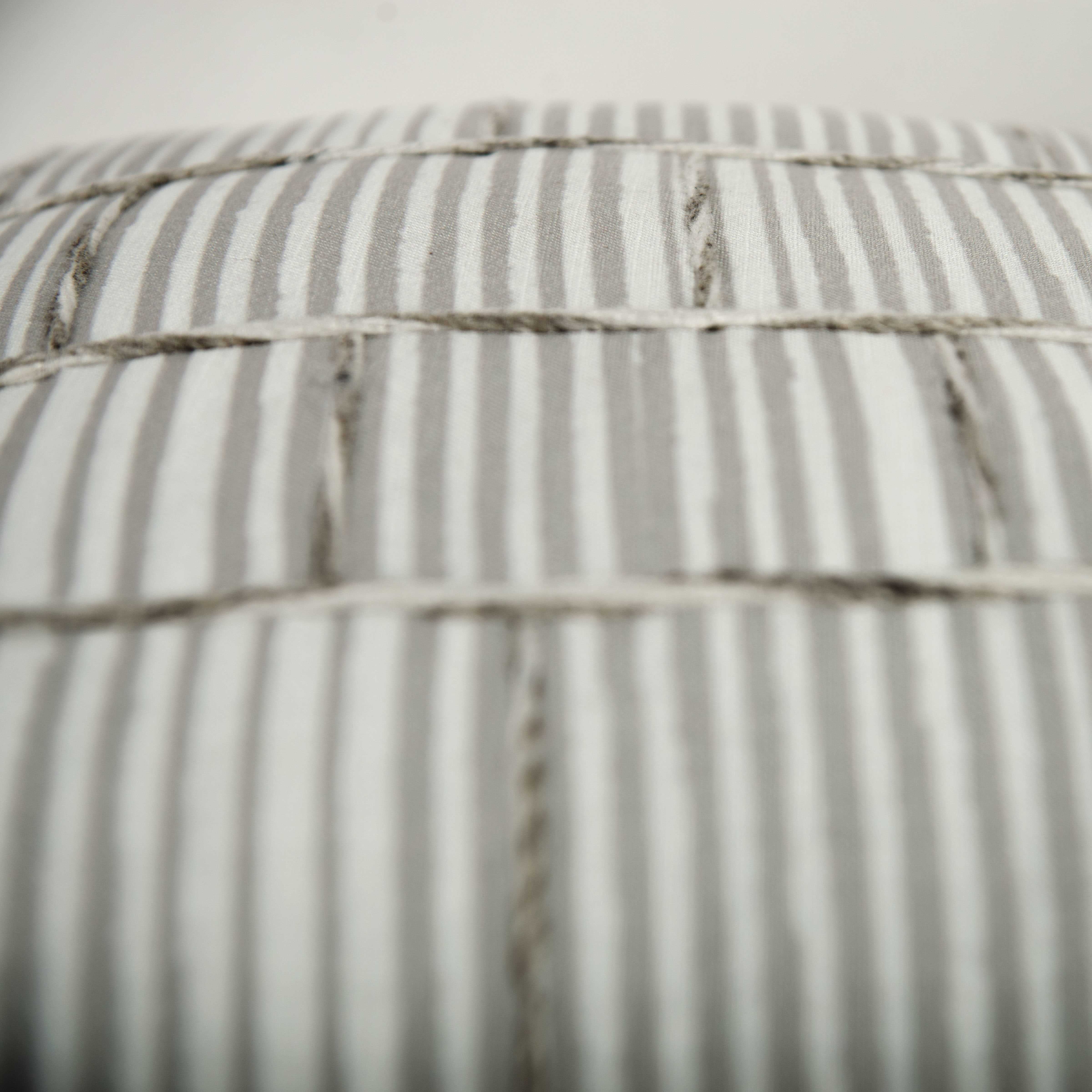 Sawyer Quilted Stripe Pillow