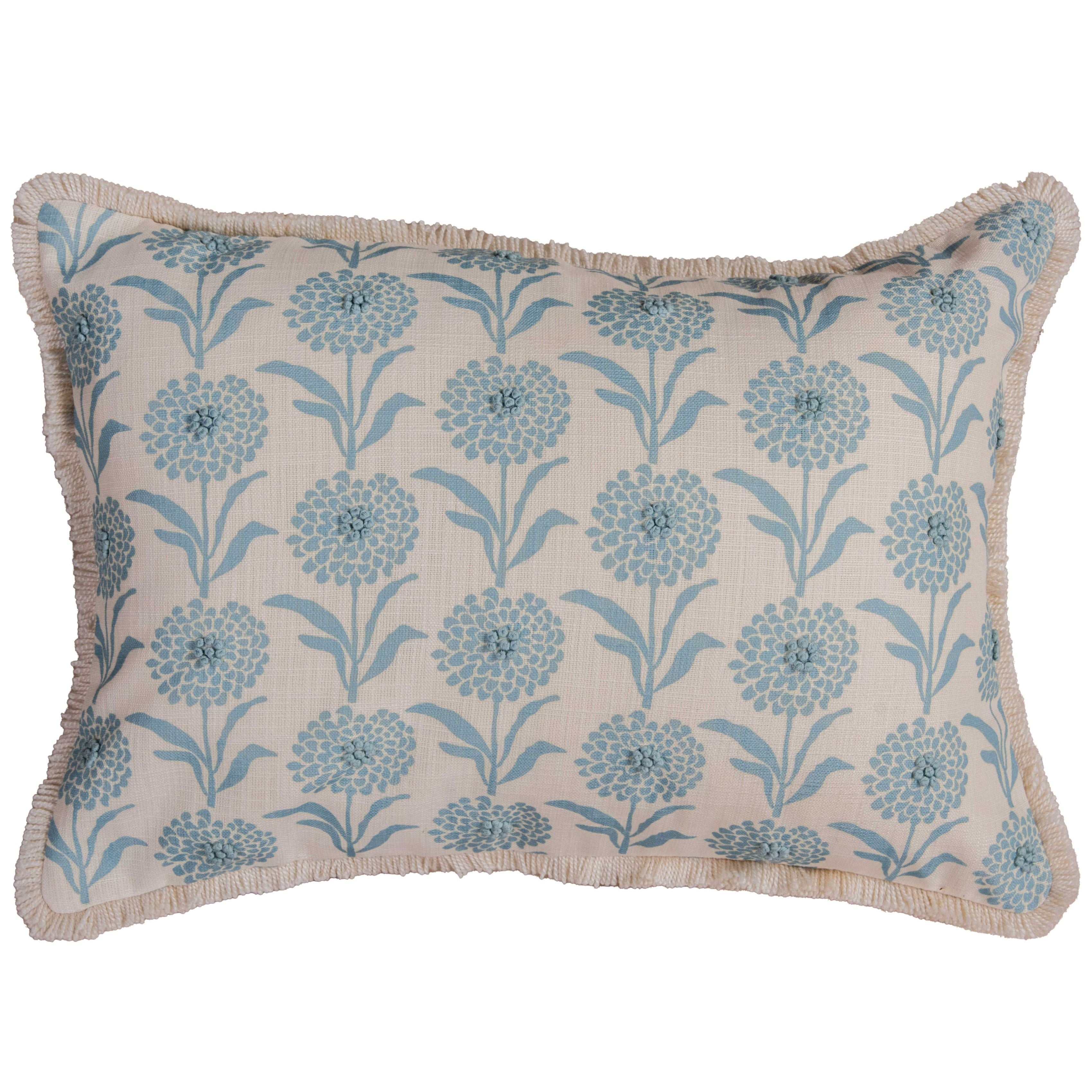 Primrose Block Print Lumbar Pillow